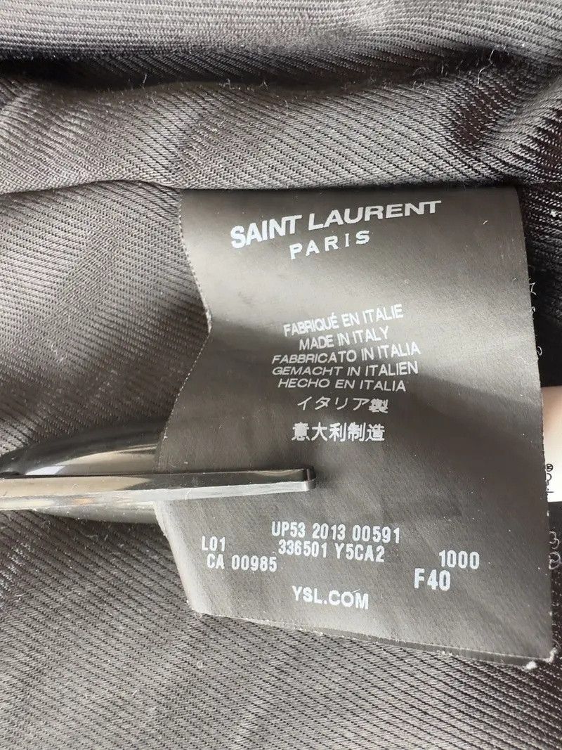 Saint Laurent Paris SAINT LAURENT L01 Leather Biker Jacket Size M / US 6-8 / IT 42-44 - 4 Thumbnail