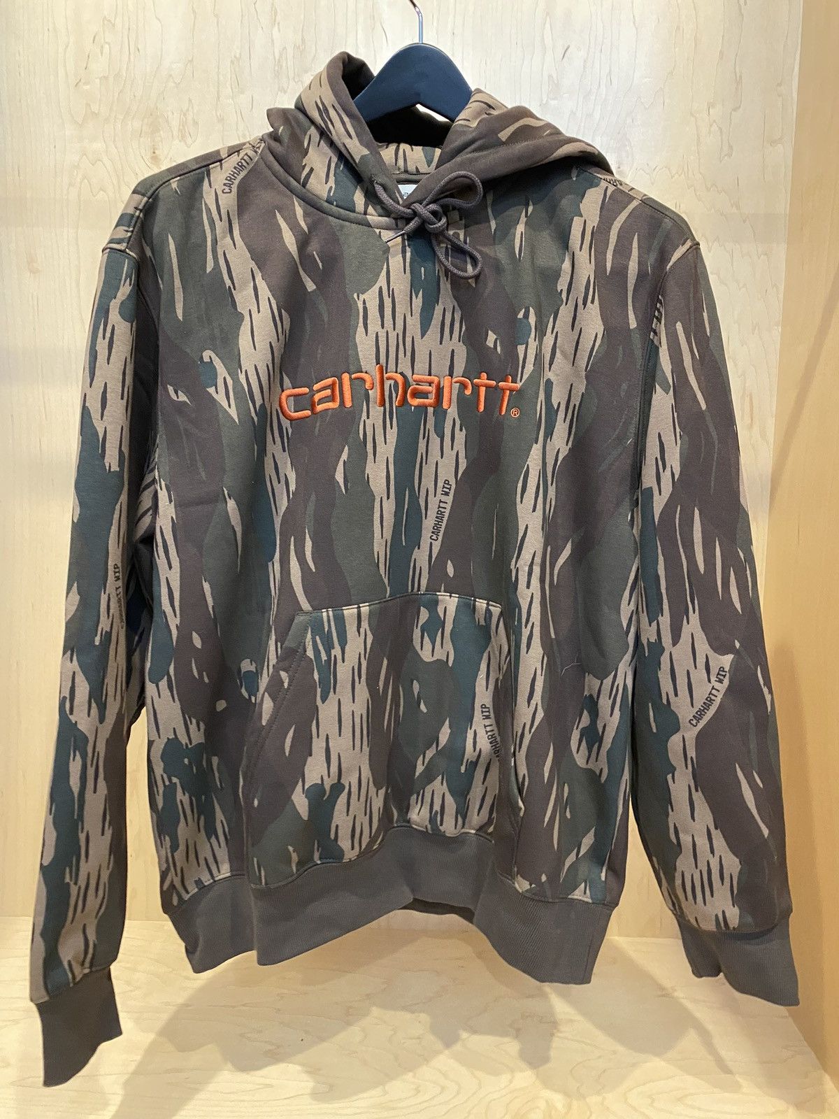 Carhartt × Carhartt Wip Carhartt WIP Hooded Carhartt Sweat - Camo Unite/Copperton Size US L / EU 52-54 / 3 - 2 Thumbnail