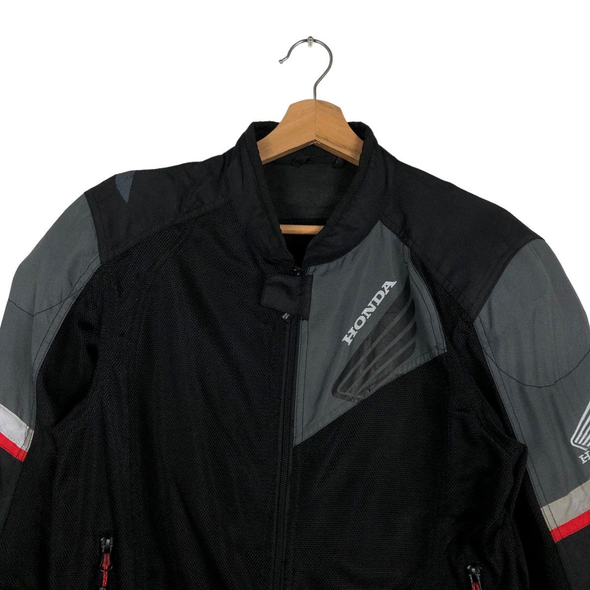 Japanese Brand 🔥90s Vintage Honda Racing Motorcycle Jacket With Pad Safety Size US L / EU 52-54 / 3 - 3 Thumbnail