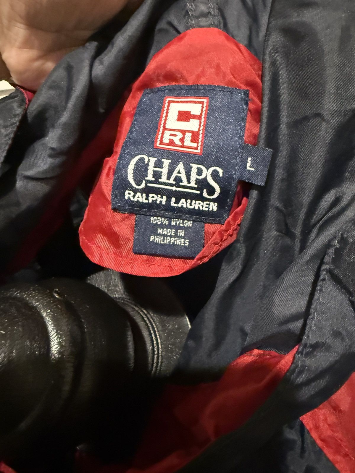 Chaps Ralph Lauren Vintage Chaps RL Hooded Pullover Windbreaker Jacket Size US L / EU 52-54 / 3 - 5 Thumbnail