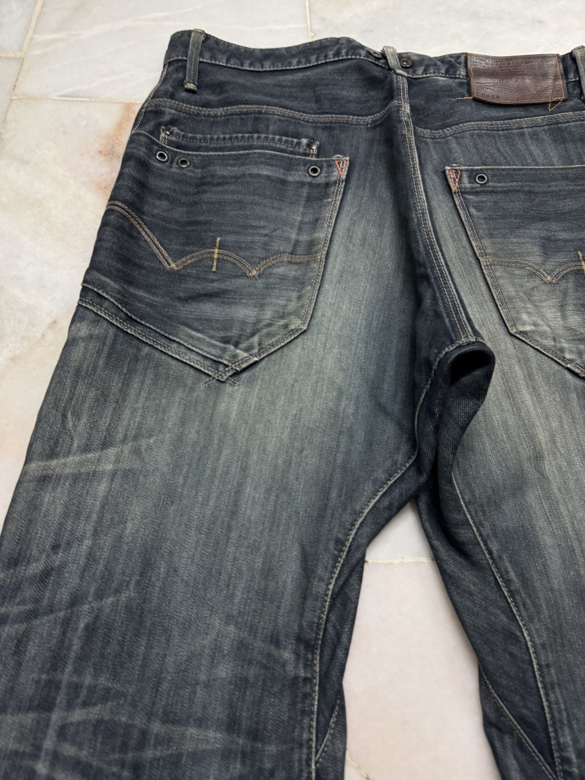 Edwin VTG EDWIN E-FUNCTION RUSTY SICK MUDPUNK WHSIKER DARK JEAN Size US 32 / EU 48 - 17 Thumbnail