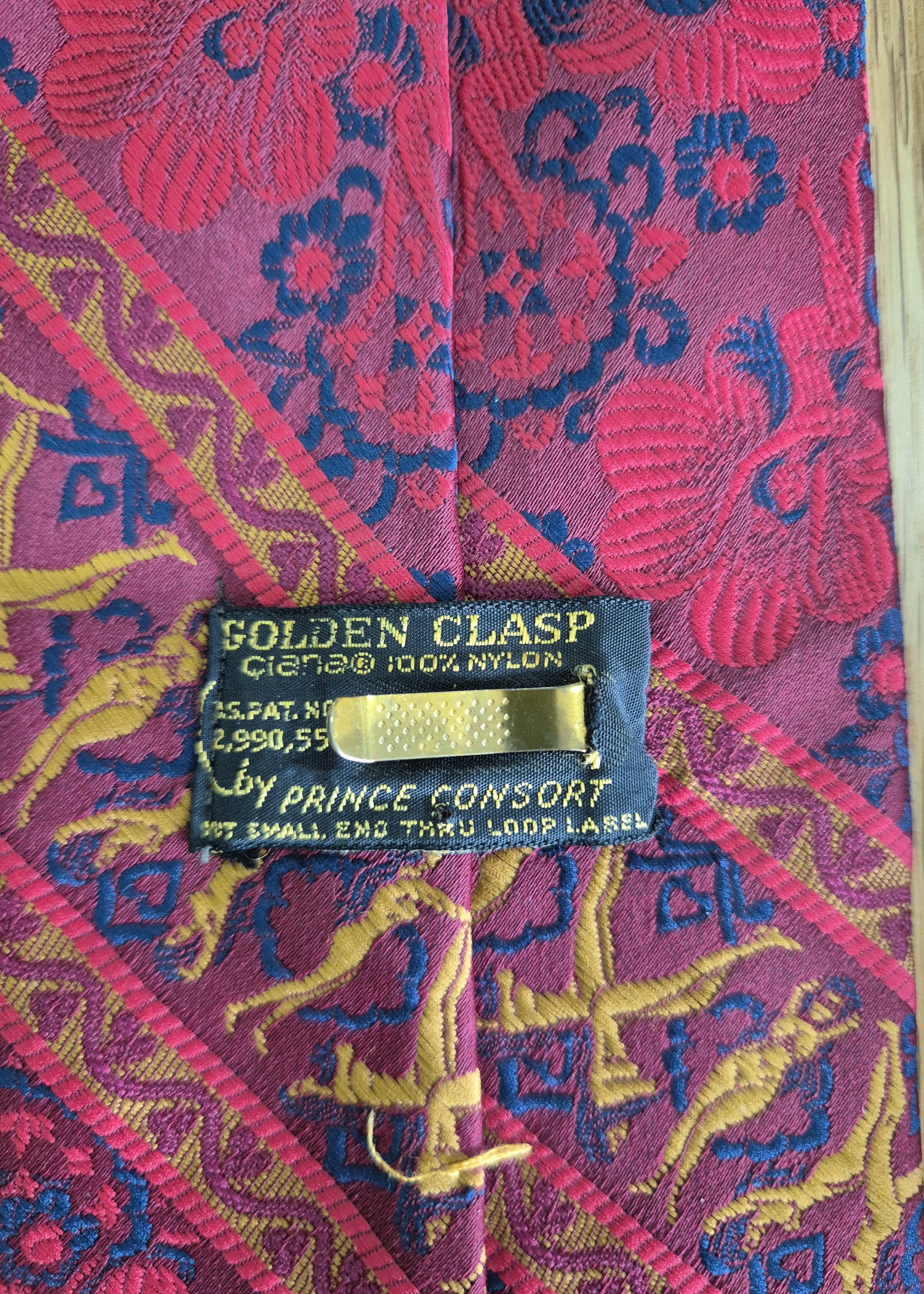 Other Prince consort golden clasp tie 1960s Size ONE SIZE - 1 Thumbnail