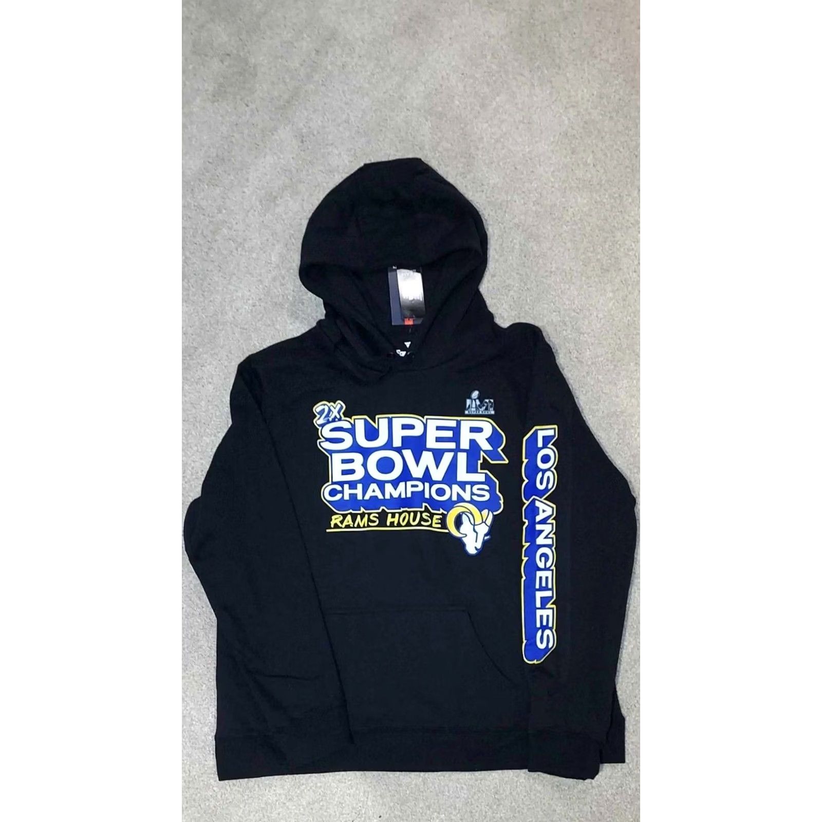 Vintage VINTAGE Los Angeles Rams Super Bowl LVI Sweatshirt XL NFL Hoodie Size US XL / EU 56 / 4 - 2 Thumbnail