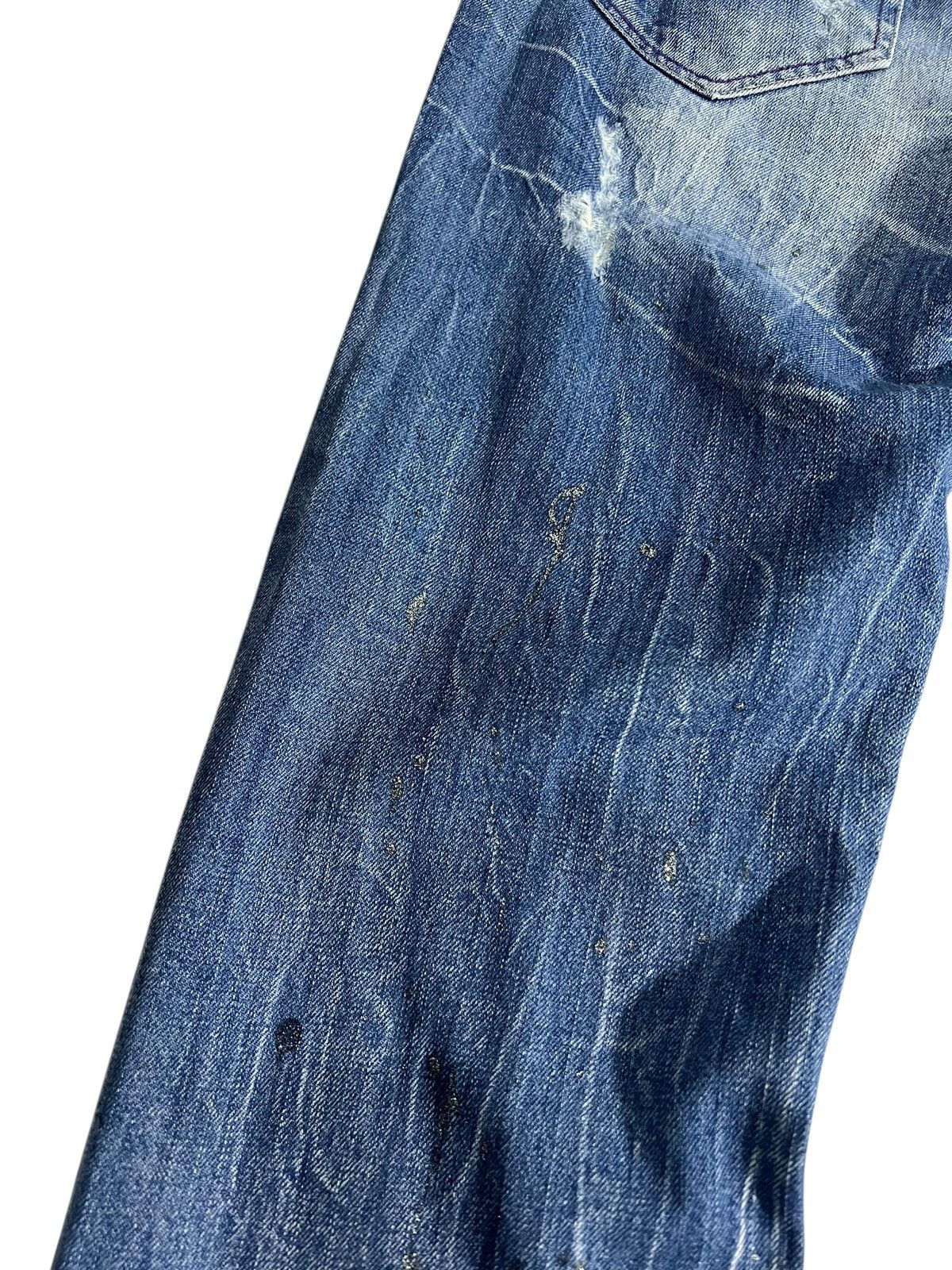 If Six Was Nine Flare Jean Nylaus Clothing Distress Claw Faded Super Rare🔥 Size US 33 - 17 Thumbnail