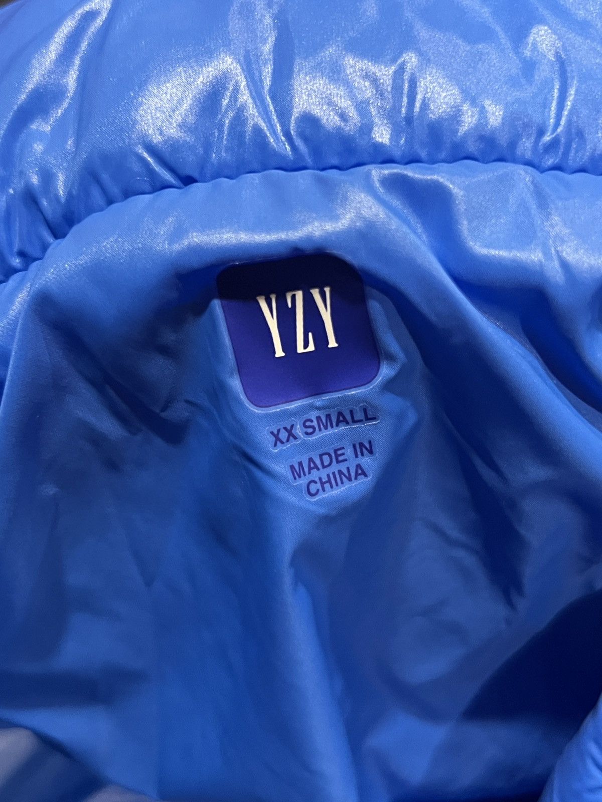 Balenciaga × Gap × Kanye West Yeezy Gap Balenciaga Blue Round Jacket XXS Size US XXS / EU 40 - 3 Thumbnail