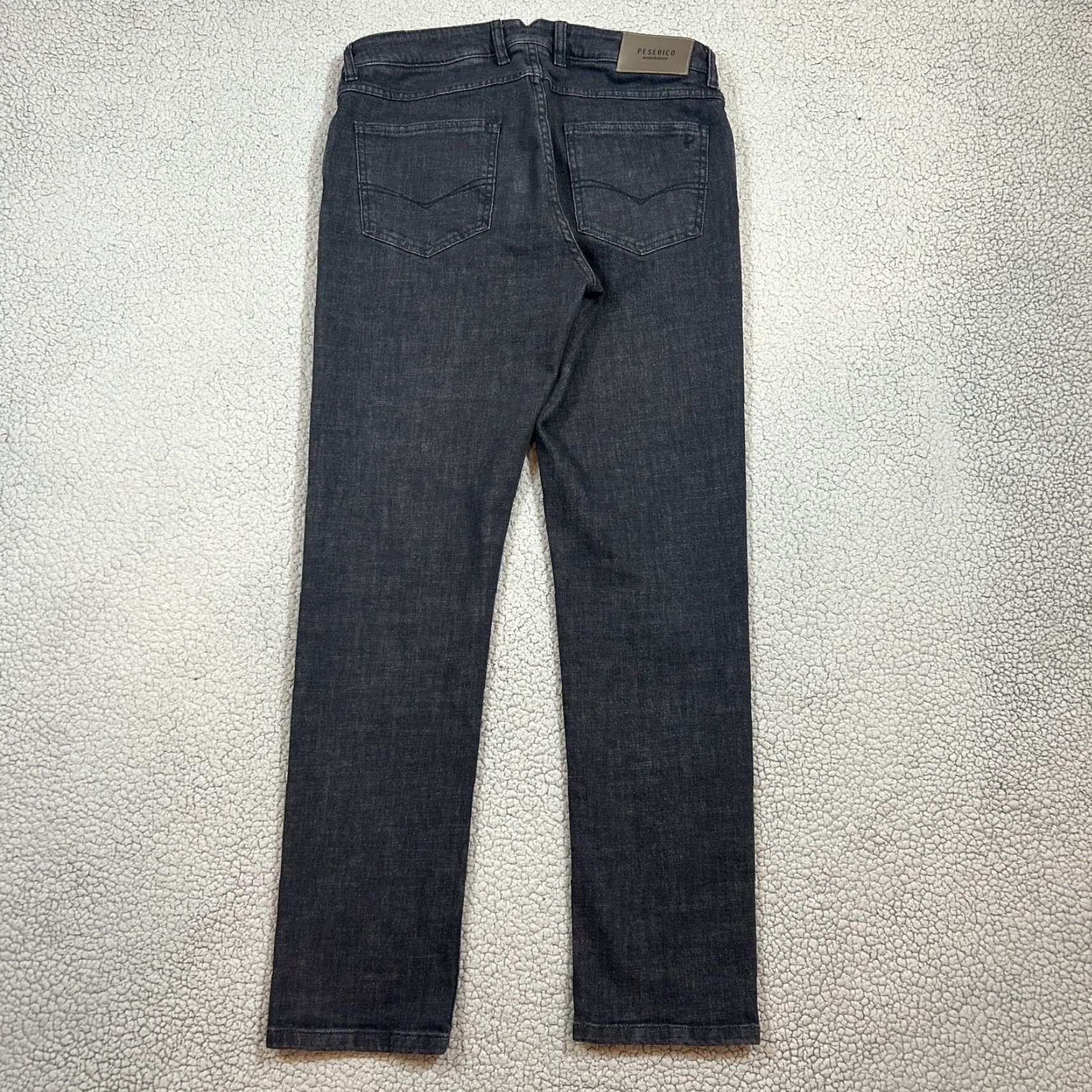 Peserico Peserico Jeans Black Denim Mens Size 33 x 33 Straight Fit Selvedge Vintage No Size US 33 - 5 Thumbnail