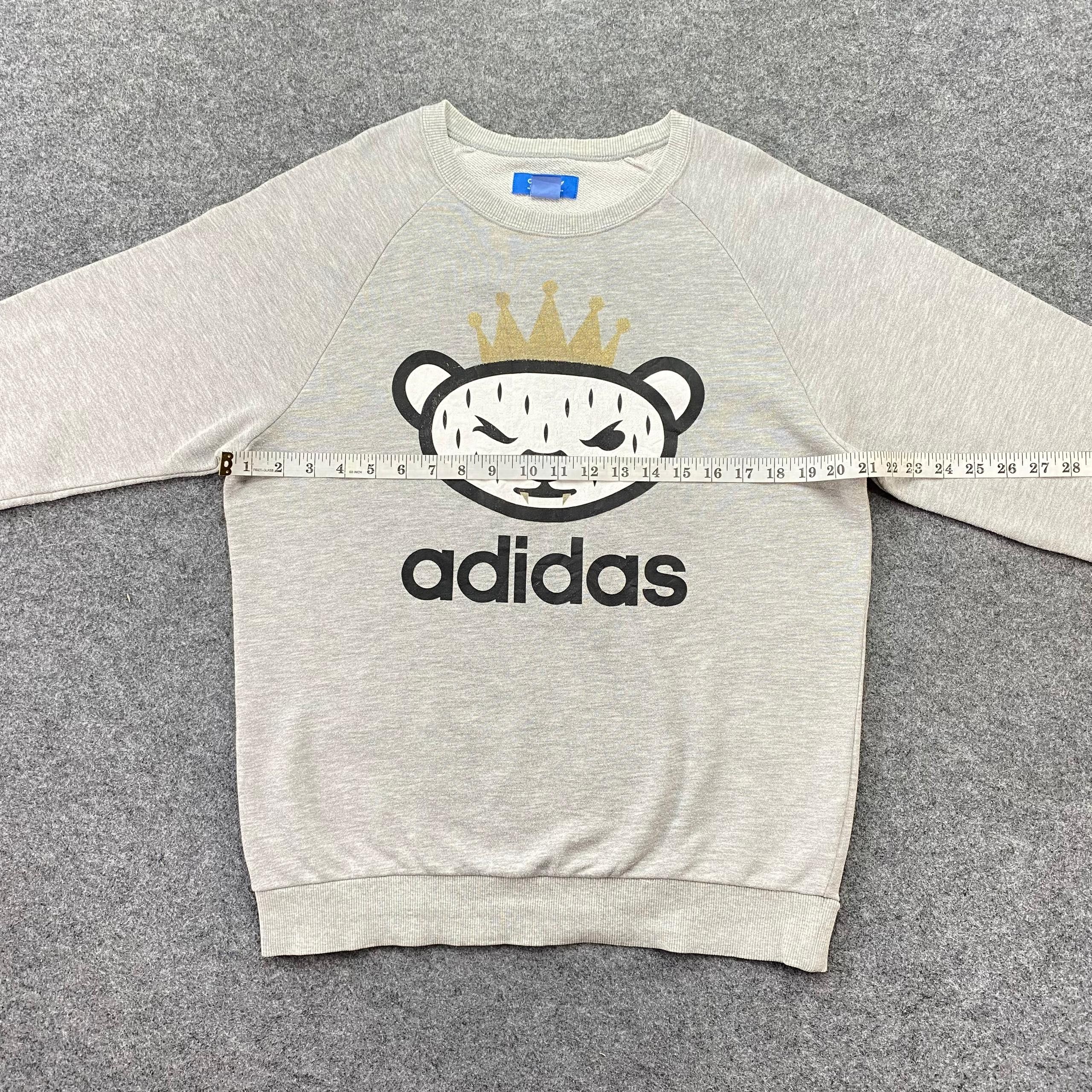 Adidas Vintage Adidas Bear Sweatshirt Size US L / EU 52-54 / 3 - 4 Thumbnail