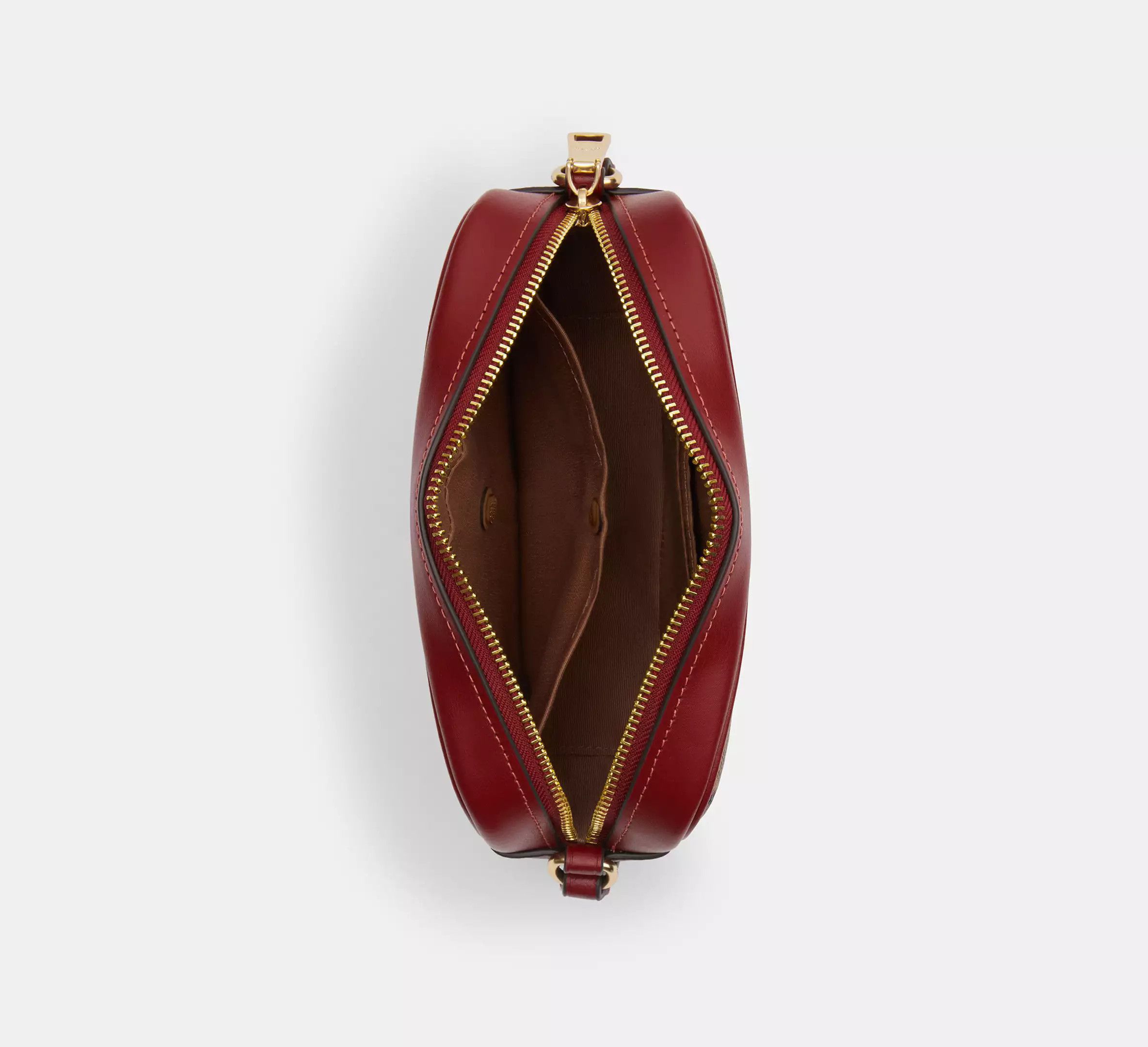 Coach 🍒 Mini Jamie Camera Bag In Signature Canvas Cherry CAB03 Size ONE SIZE - 10 Thumbnail
