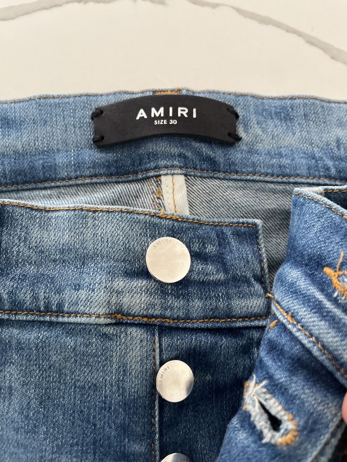 Amiri Amiri Bandana jeans Size 30 Size US 30 / EU 46 - 3 Thumbnail