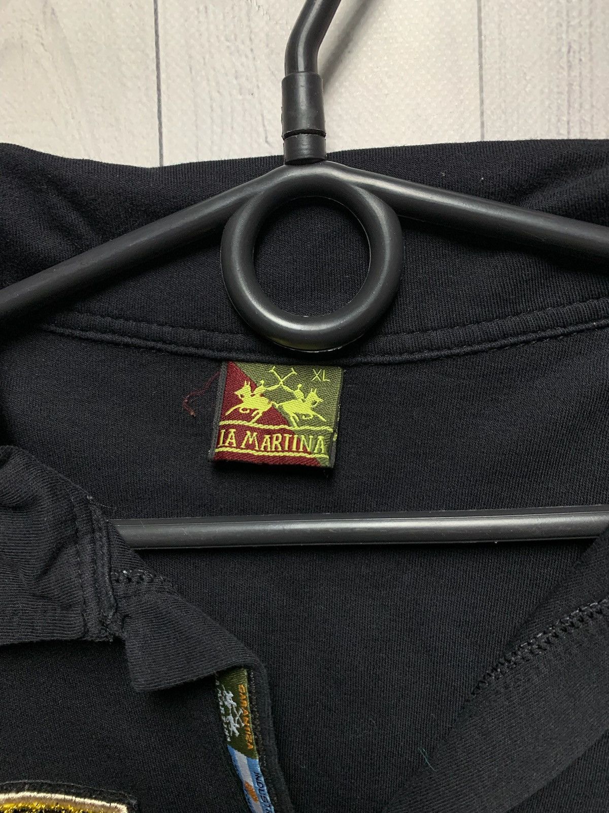 Porsche Design × Vintage Vintage L A Martina Porshe racing polo black size L Size US L / EU 52-54 / 3 - 5 Thumbnail