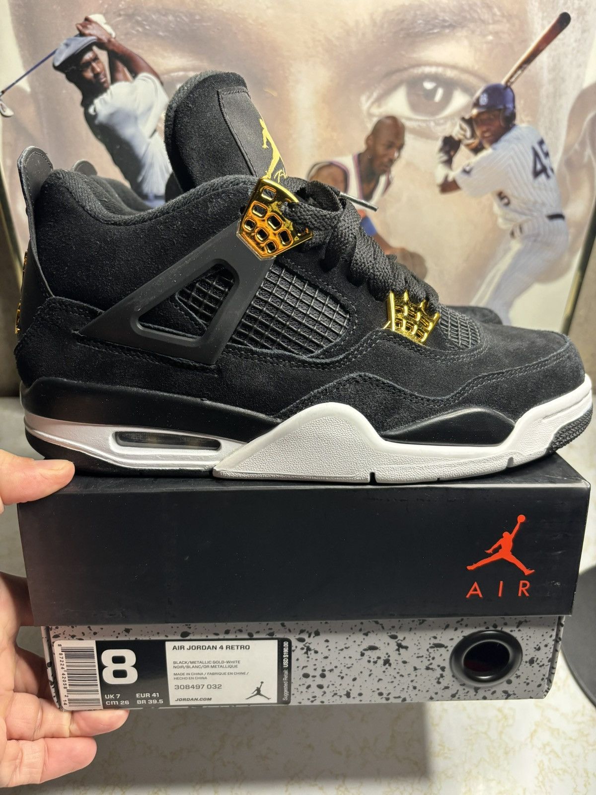 Jordan Brand Air Jordan 4 Retro Royalty Size US 8 / EU 41 - 1 Thumbnail