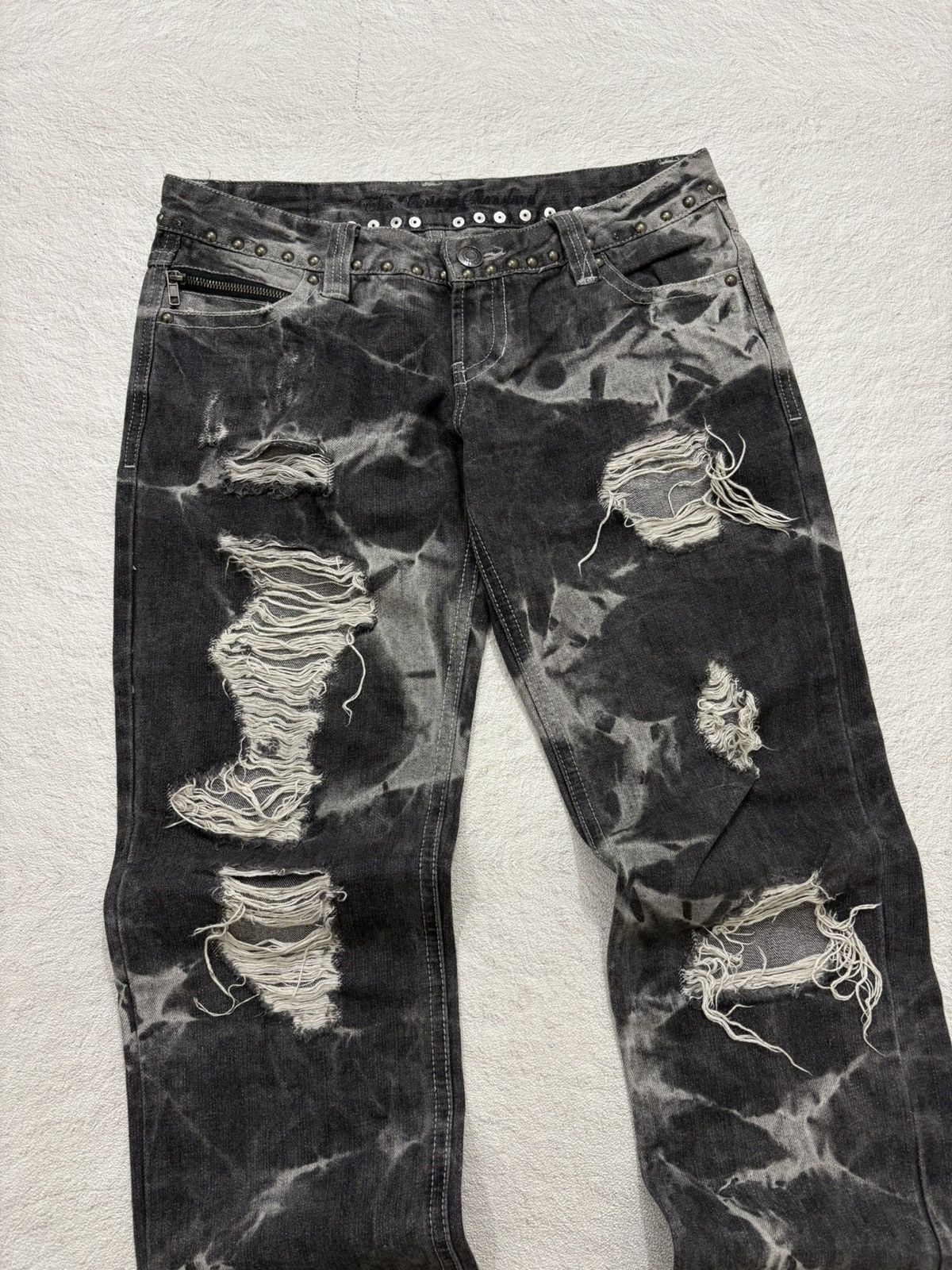 Hysteric Glamour 2000s Japanese studet smoke wash denim y2k style Size US 32 / EU 48 - 2 Thumbnail