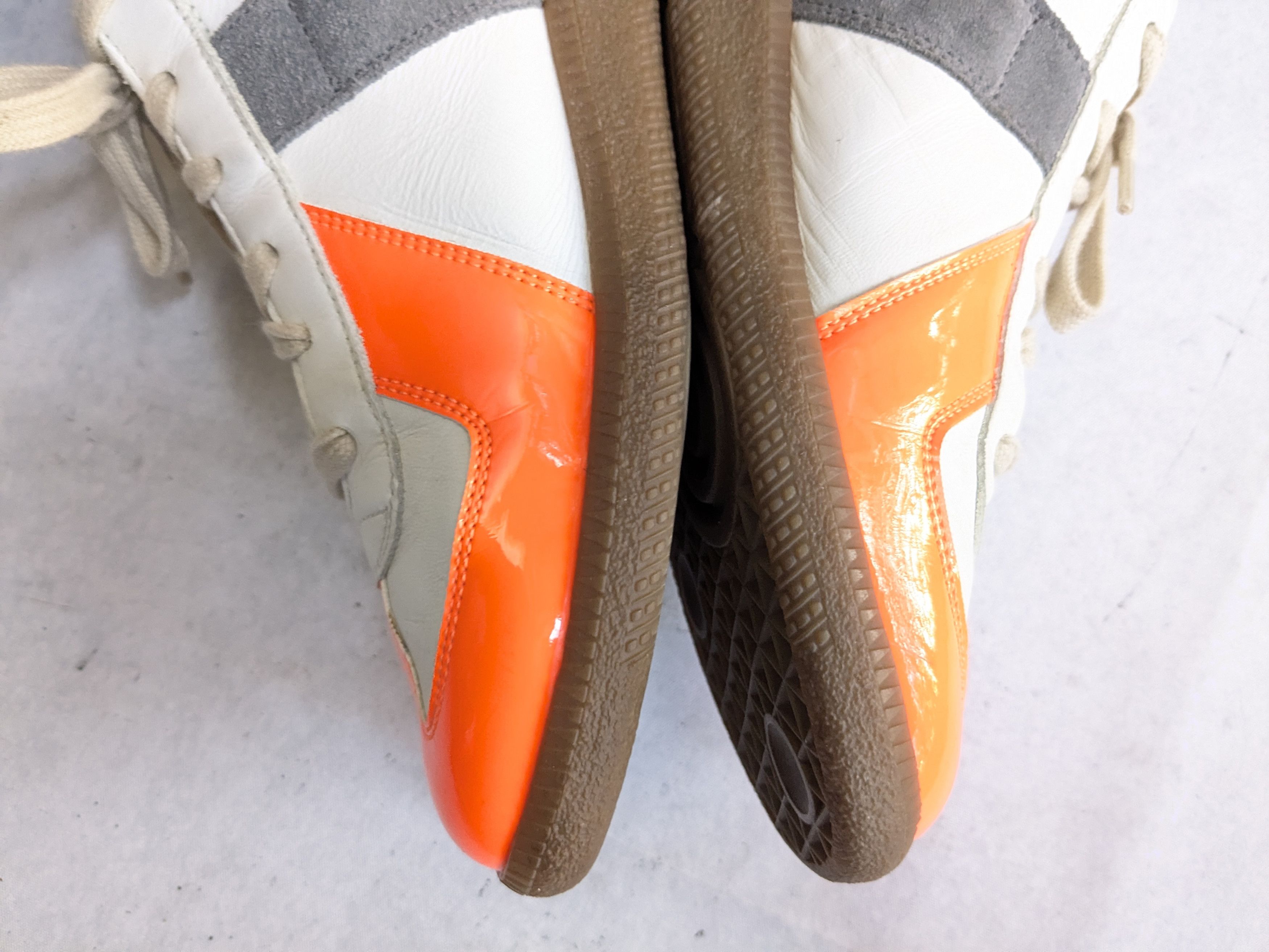 Maison Margiela Maison Margiela Replica GAT White Gray Orange 10 43 Low Size US 10 / EU 43 - 9 Thumbnail