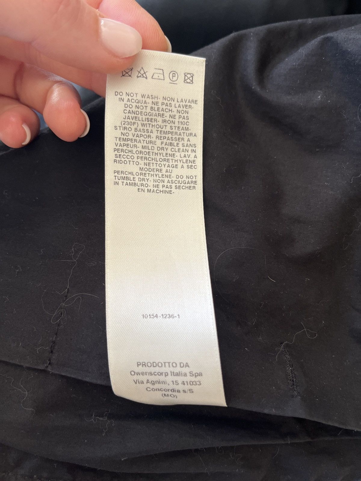 Rick Owens Rick Owens SS18 Asymmetric Flight Bomber Jacket (Black) Size S / US 4 / IT 40 - 4 Thumbnail