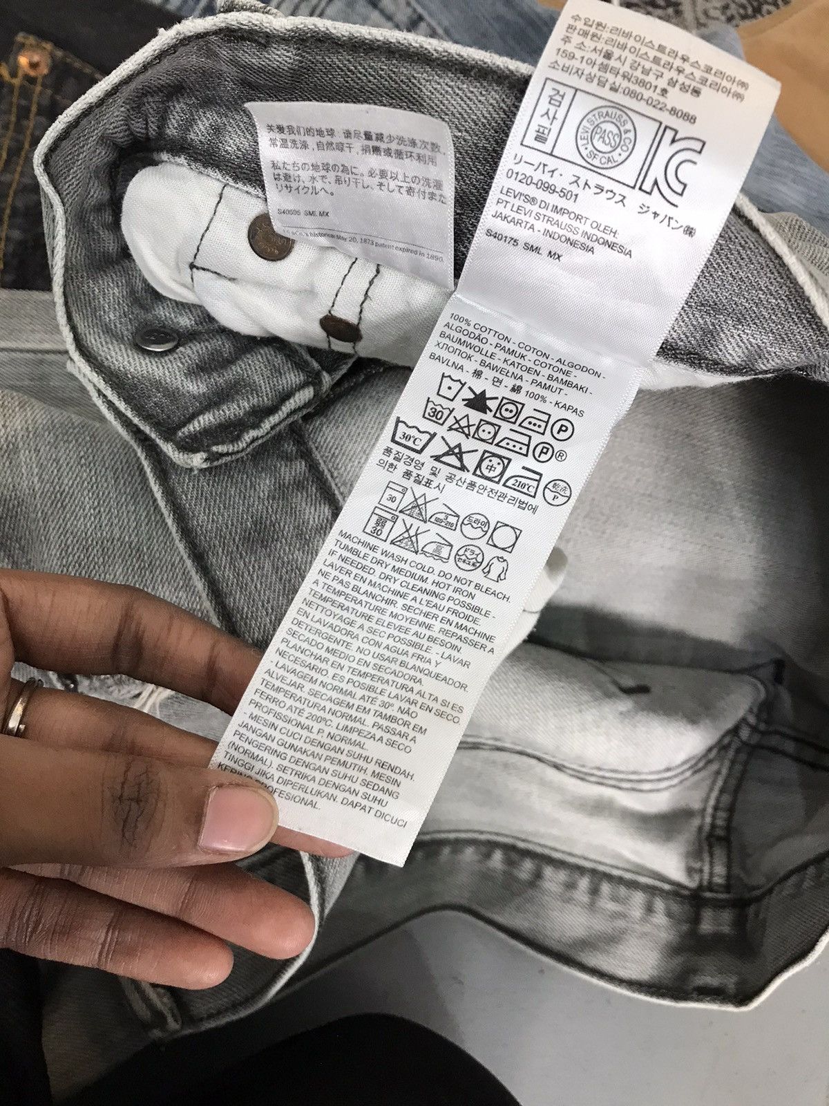 Levi's Vintage Levi’s 501 denim Size US 38 / EU 54 - 11 Thumbnail