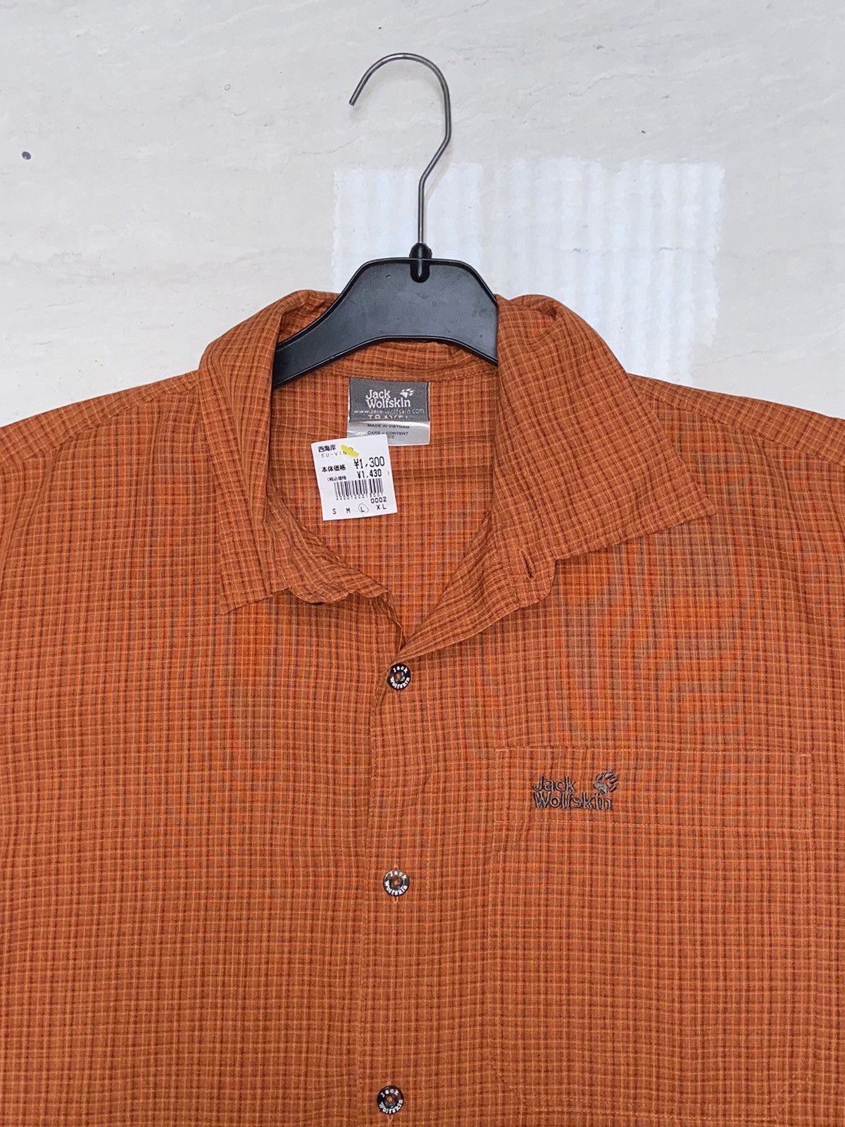 Jack Wolfskin Jack Wolfskin Orange Short Shirt Size US XXL / EU 58 / 5 - 11 Thumbnail