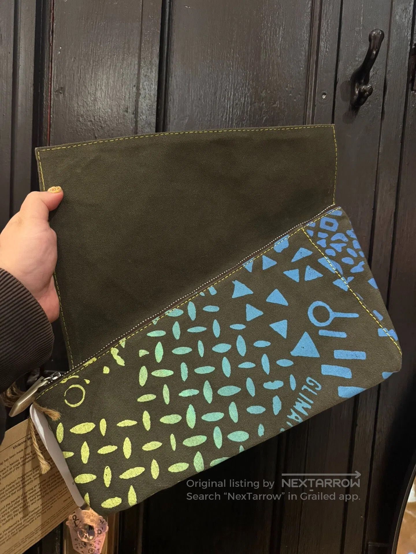 Vivienne Westwood Vivienne Westwood Africa Canvas Saturn Clutch. Size ONE SIZE - 5 Thumbnail