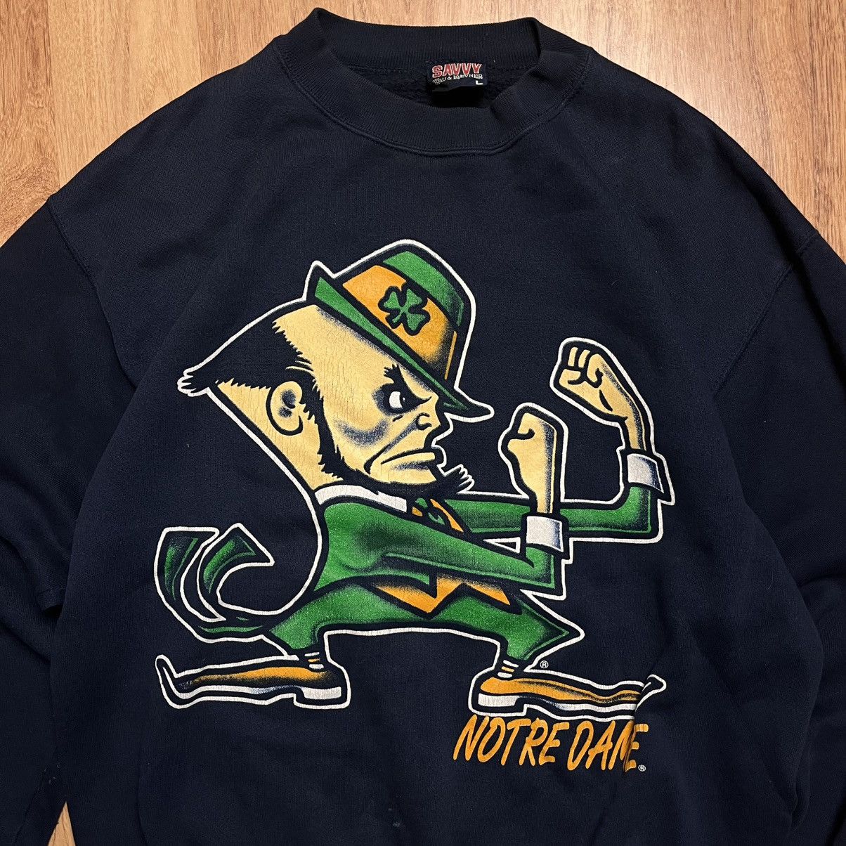Vintage Vintage Notre Dame Sweatshirt Size US L / EU 52-54 / 3 - 2 Thumbnail