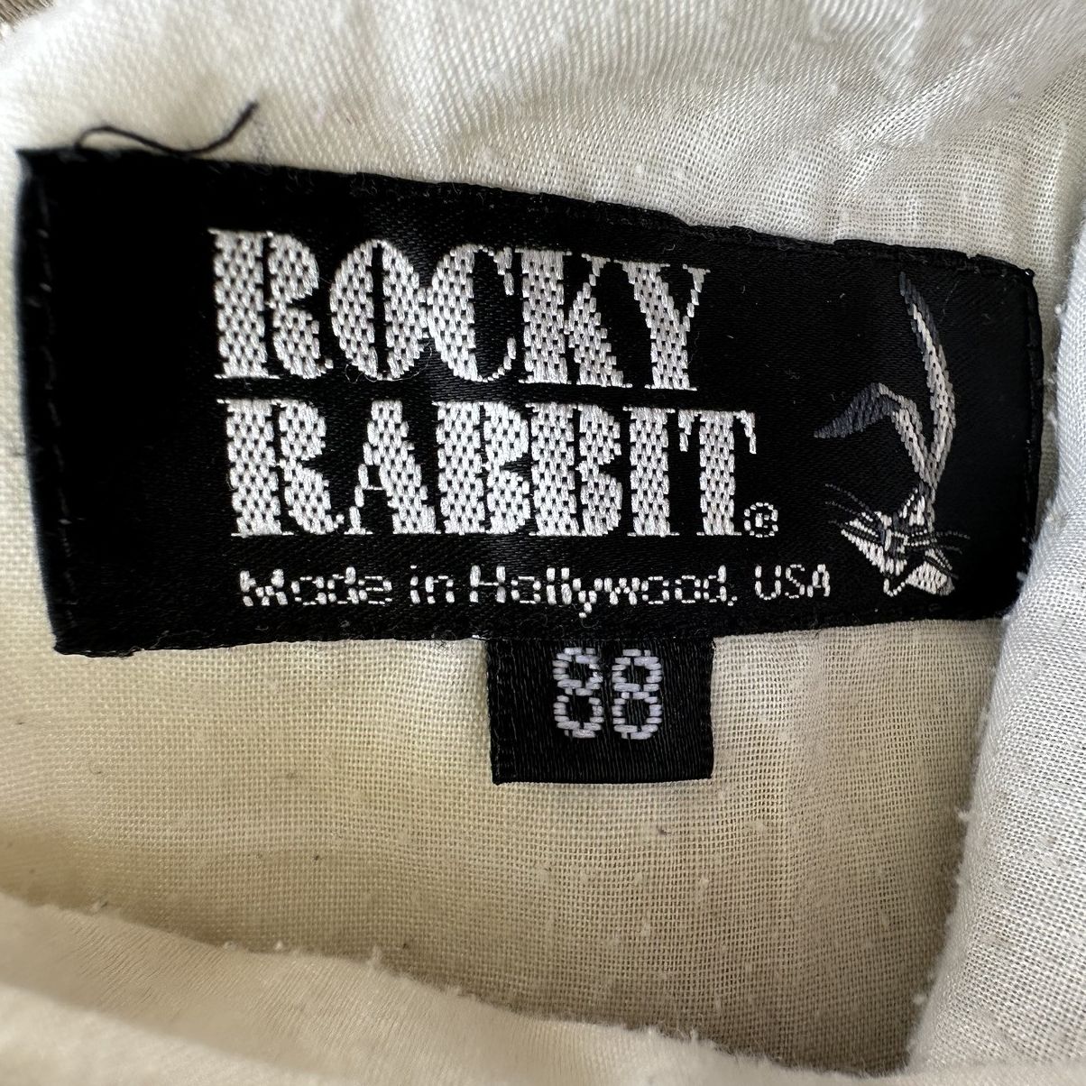 Japanese Brand × Vintage Vintage Rocky Rabbit Distressed Beige Casual Trousers Pant Size US 33 - 8 Thumbnail