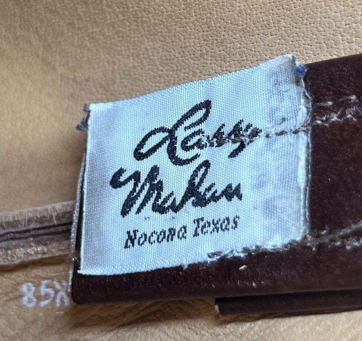 Larry Mahan Larry Mahan Cowboy Boots Brown Bullhide Leather Size 8.5 XE Size US 8.5 / EU 41-42 - 11 Thumbnail