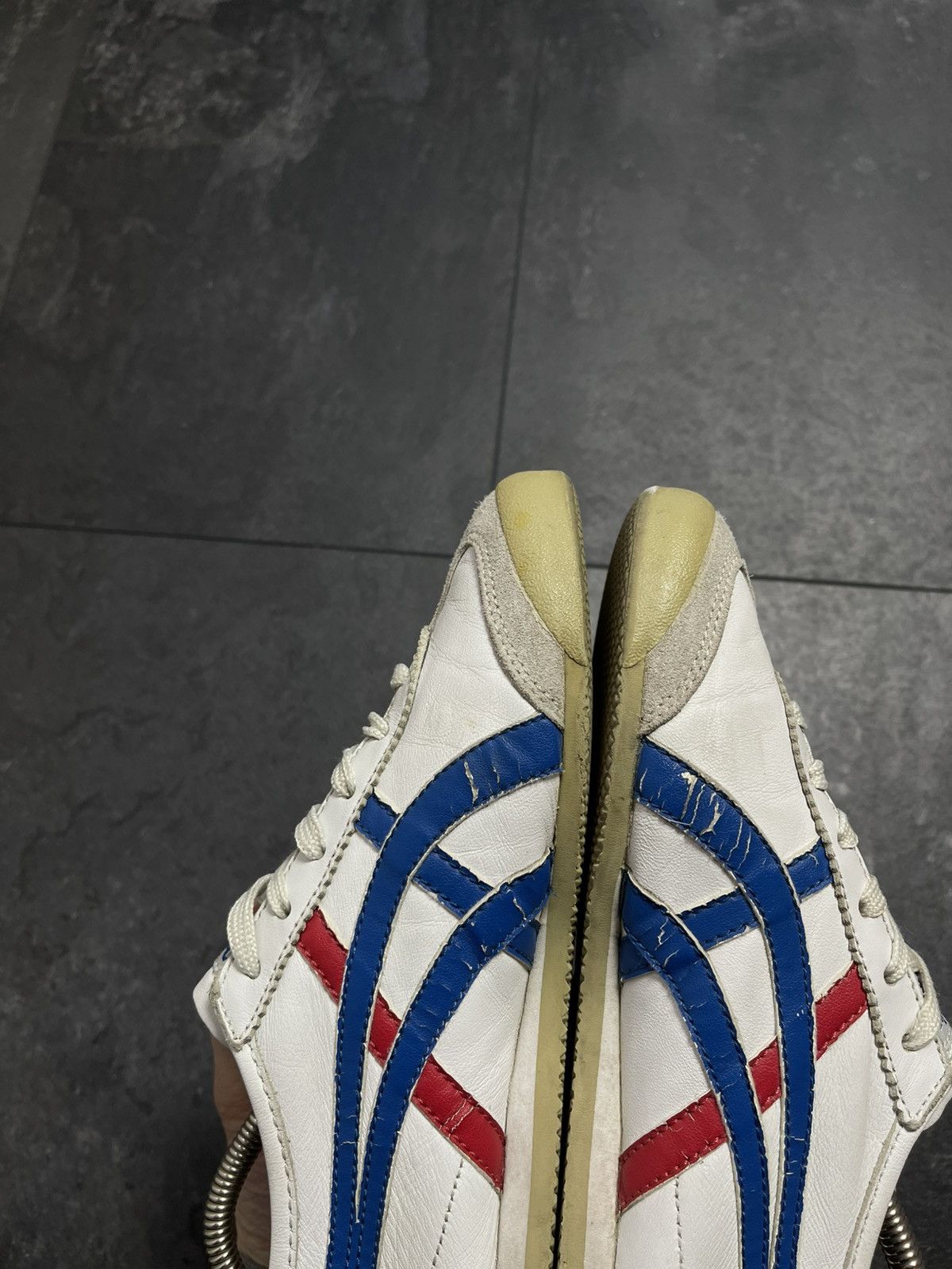 Asics × Onitsuka Tiger × Vintage VINTAGE ASICS TIGER ONITSUKA LEATHER CLASSIC SNEAKERS 90s Size US 5 / EU 37 - 14 Thumbnail