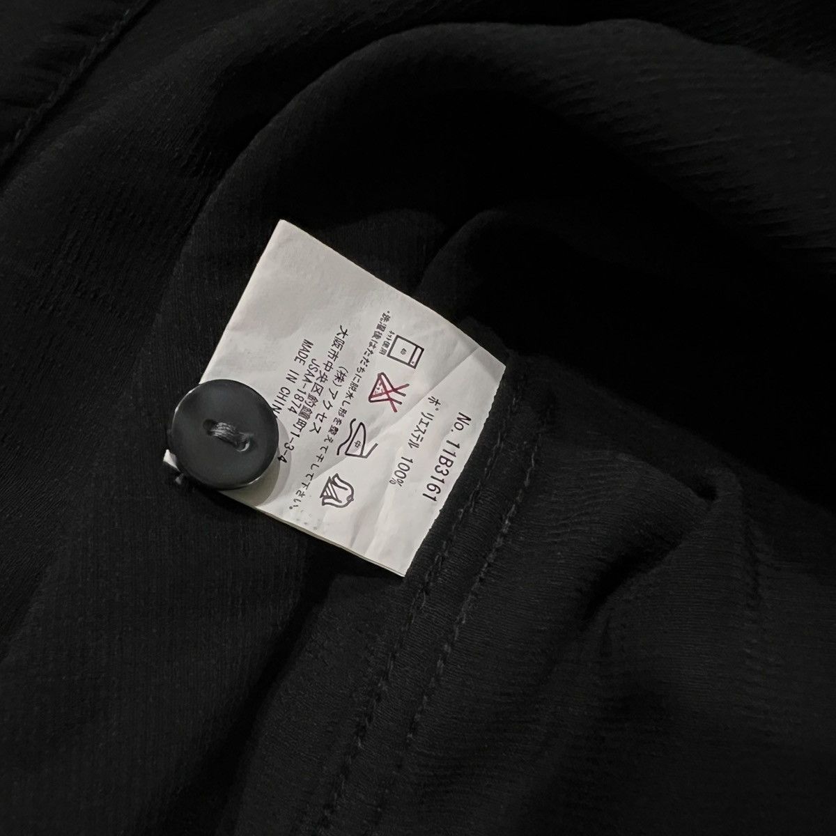 Designer × Japanese Brand × Kansai Yamamoto VINTAGE KANSAI YAMAMOTO STAND COLLAR BUTTON UP SHIRT Size US XL / EU 56 / 4 - 18 Thumbnail