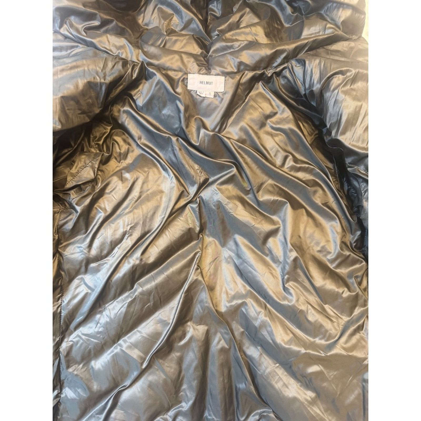 Helmut Lang Helmut Lang Gray Down Jacket Asymmetrical Zip Small S Size S / US 4 / IT 40 - 9 Thumbnail