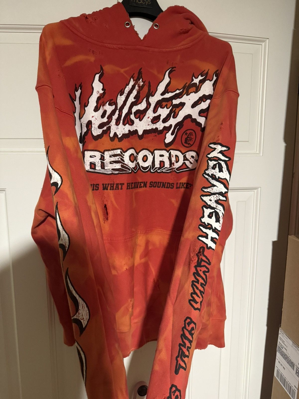 HELLSTAR Hellstar Records Hoodie Size US XL / EU 56 / 4 - 2 Thumbnail