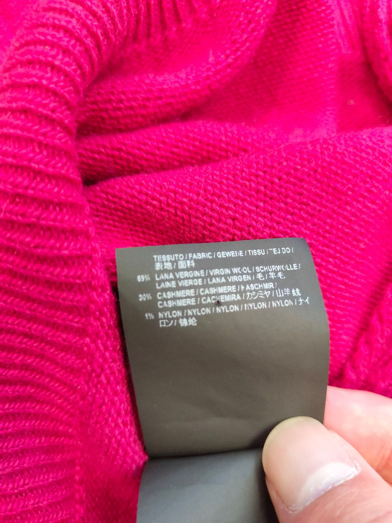 Balenciaga Balenciaga Wine Red Logo Wool And Cashmere Pullover Size XS / US 0-2 / IT 36-38 - 10 Thumbnail