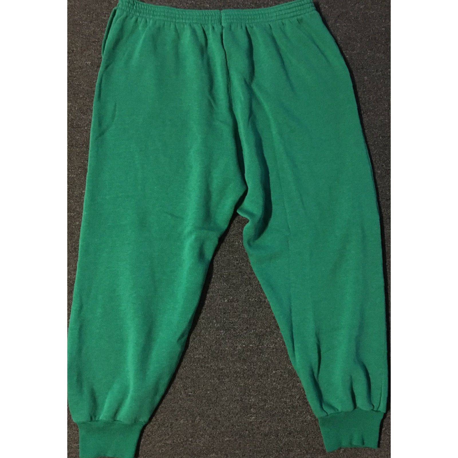Tultex Tultex Sweatpants XL Green USA Teen Distressed 80s 90s Grunge Punk Activewear Pants Mens Size US 36 / EU 52 - 6 Thumbnail