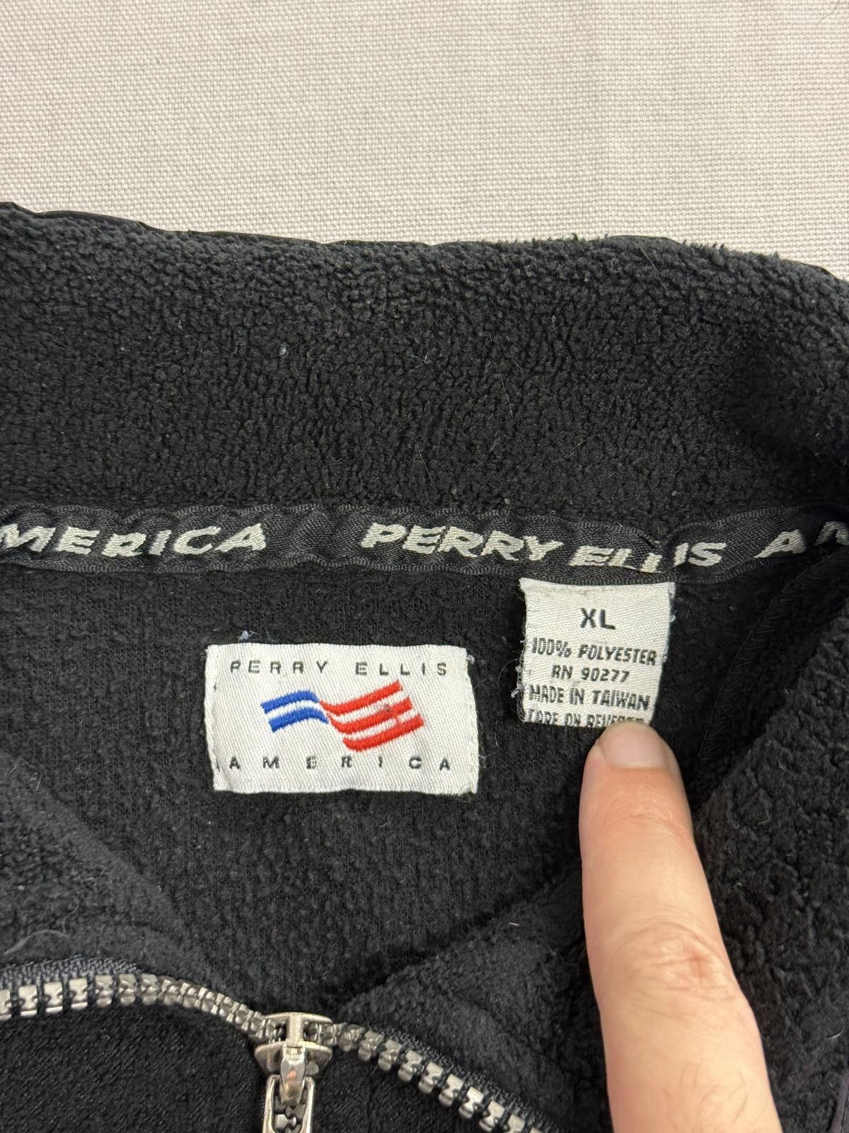 Perry Ellis Perry Ellis America Fleece - Quarter Zip Pull Over XL Size US XL / EU 56 / 4 - 2 Thumbnail