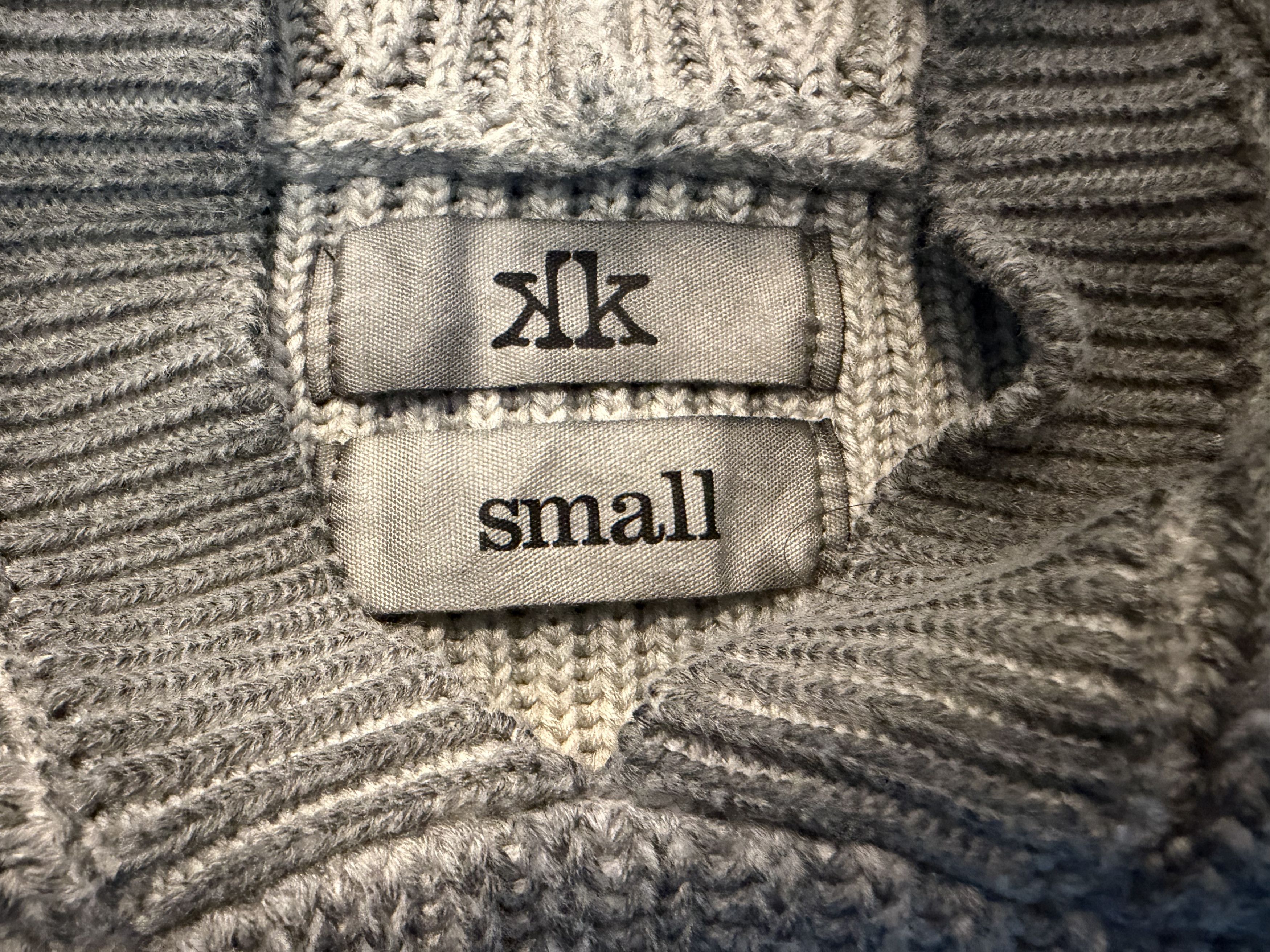 K-Two Studios Fisherman Knit Hoodie "charcoal" Size US S / EU 44-46 / 1 - 3 Thumbnail