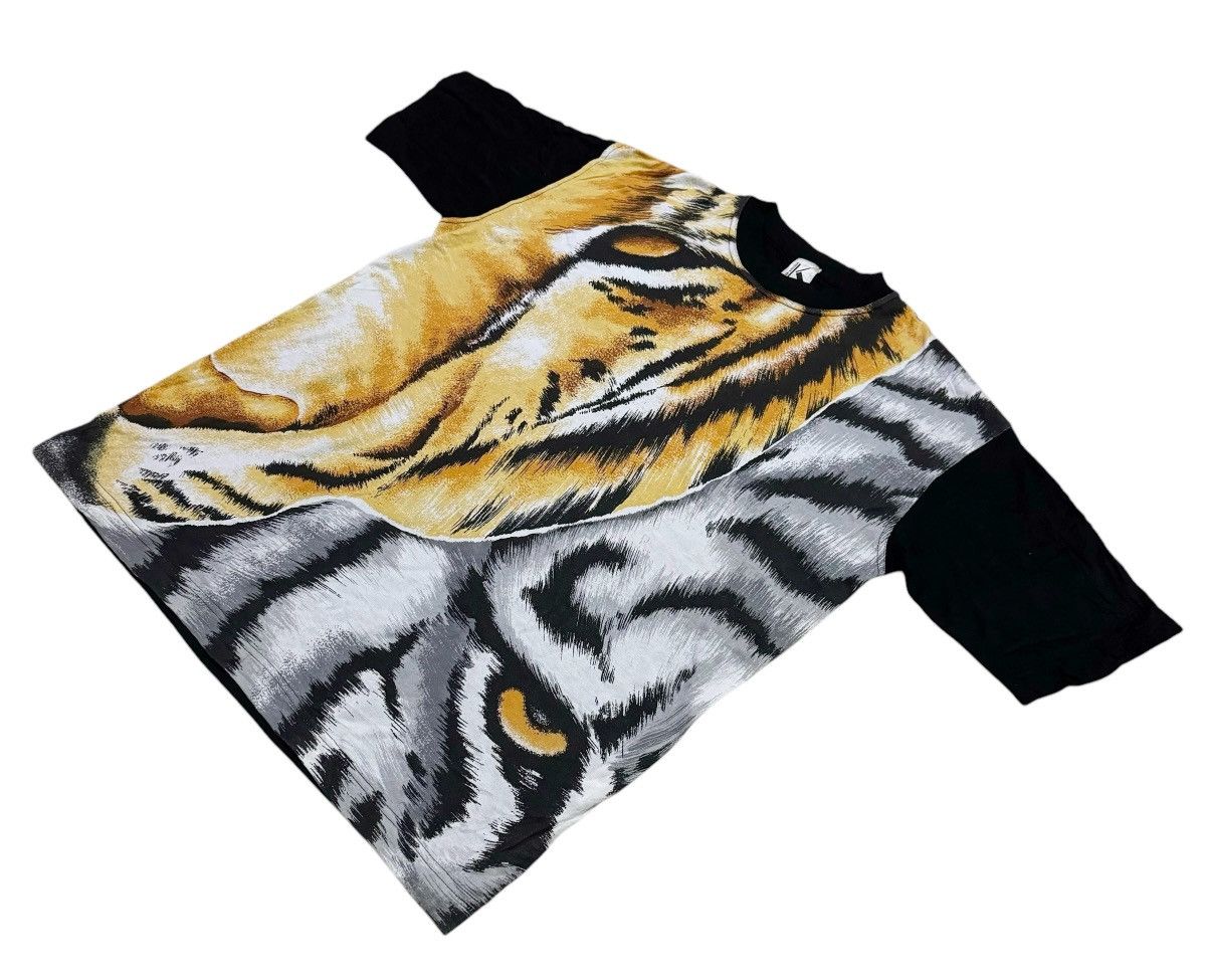 Krizia Uomo Nice Design Krizia Tiger Overprint Tee Size US XL / EU 56 / 4 - 2 Thumbnail