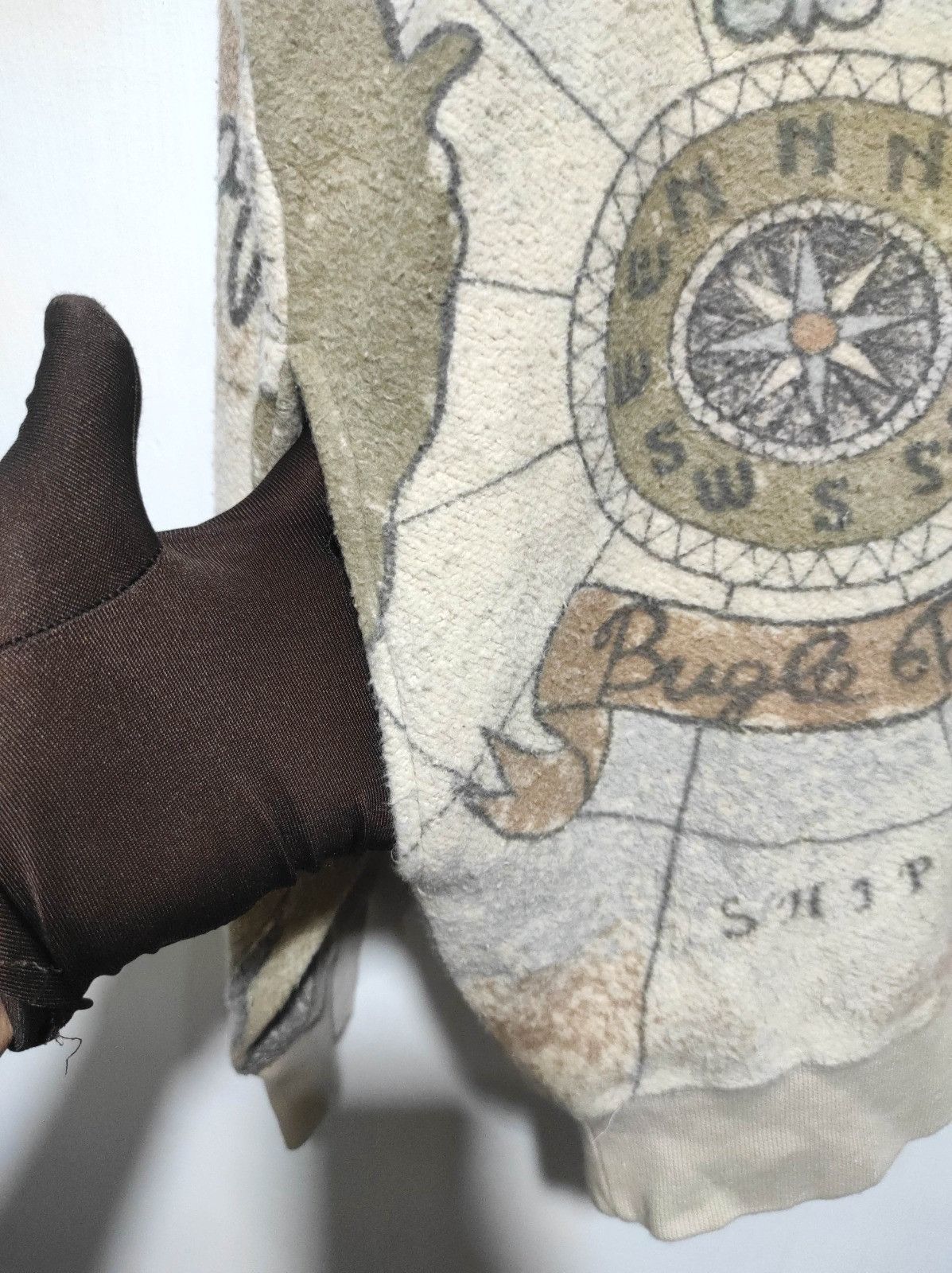 Bugle Boy Vintage Bugle boy MAP Fur hoodie ifsix LGB style Size US L / EU 52-54 / 3 - 12 Thumbnail
