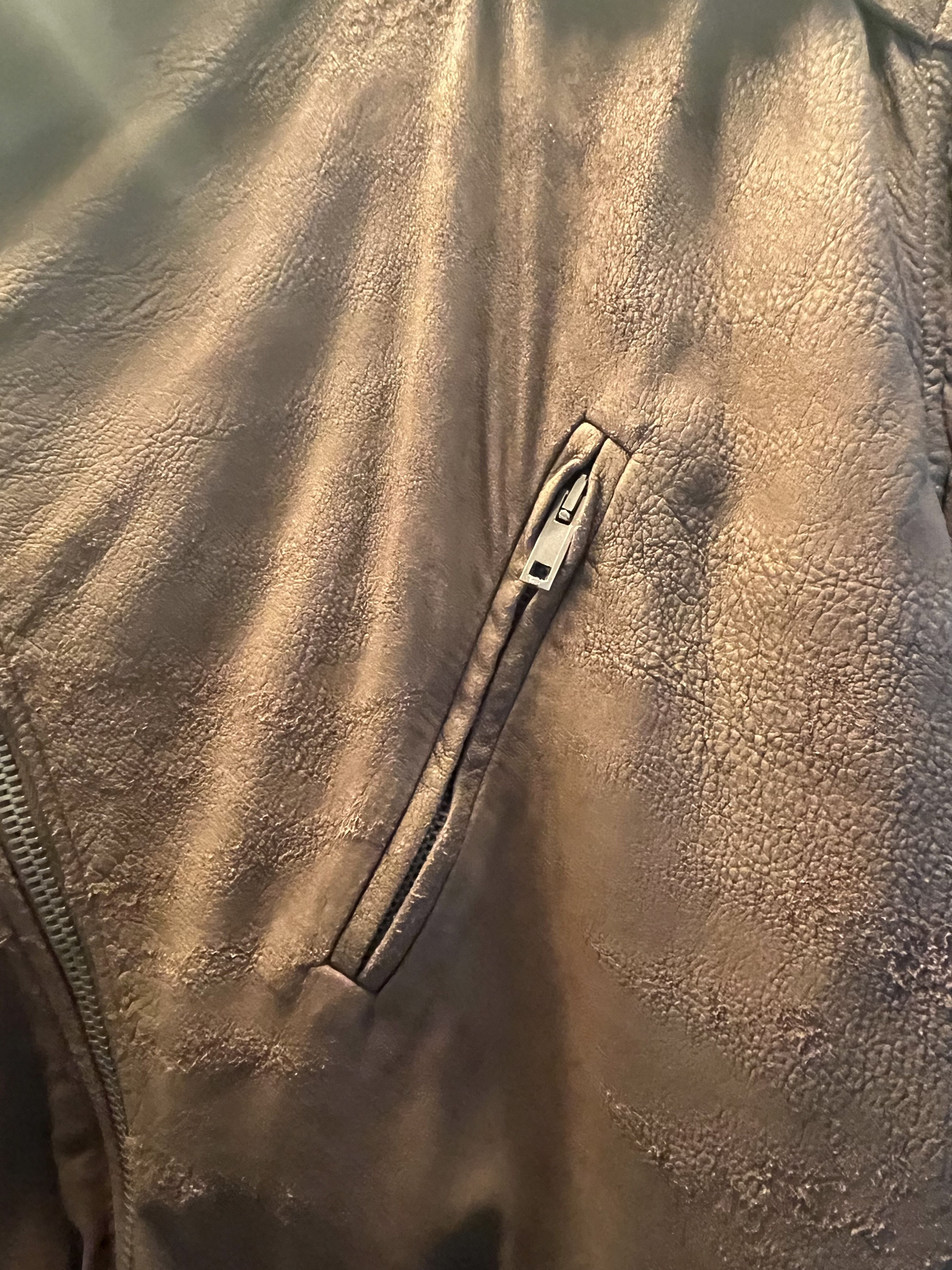 Rick Owens Rick Owens Blistered Cracked Lamb Leather Jacket Size US XXL / EU 58 / 5 - 6 Thumbnail