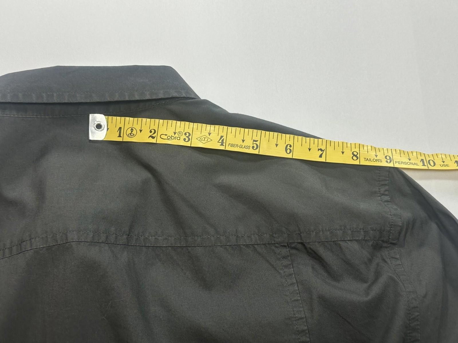 Armani Exchange Armani Exchange 100% Cotton Pocketed Button Up Green Mens M Size US M / EU 48-50 / 2 - 6 Thumbnail