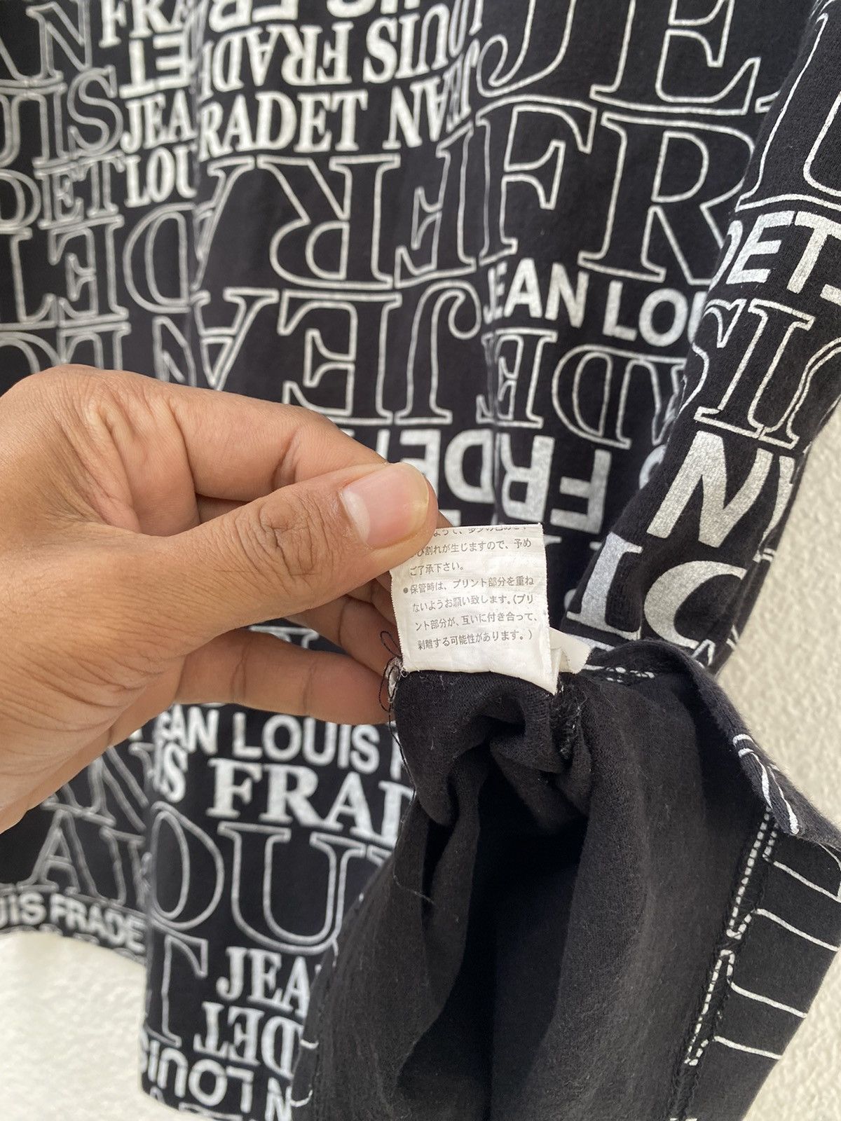 If Six Was Nine × Le Grande Bleu (L.G.B.) Y2k Designer Jean Louis Fradet Spell-out Full Print Size US L / EU 52-54 / 3 - 7 Thumbnail