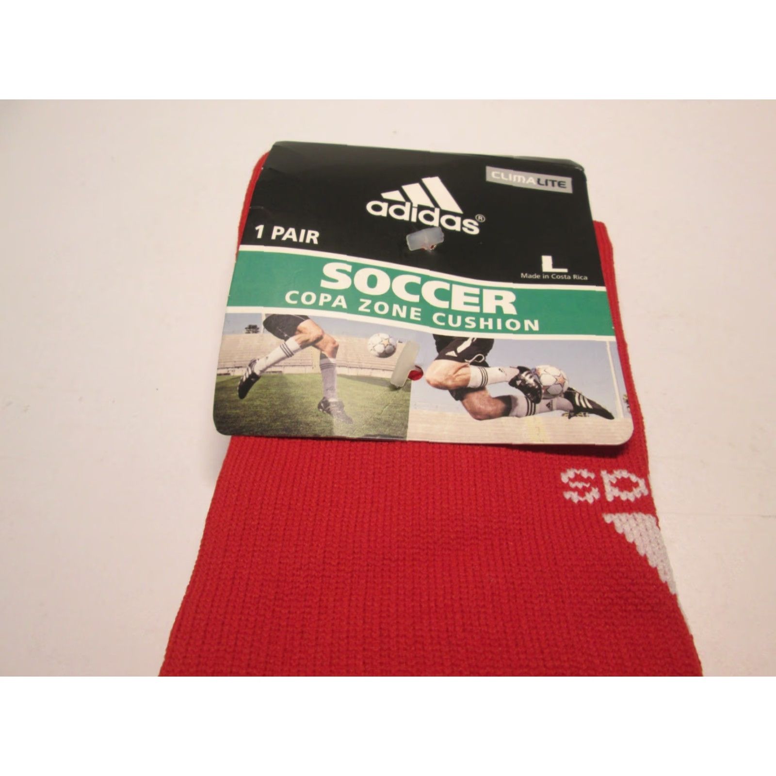 Adidas Adidas Mens Socks L Red Climalite Compression Athletic Socks Size ONE SIZE - 4 Thumbnail