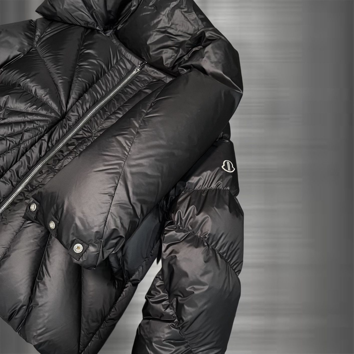 Moncler × Rick Owens Rick Owens x Moncler AW20 Tonopah Scarf Wrap Jacket Size US L / EU 52-54 / 3 - 3 Thumbnail