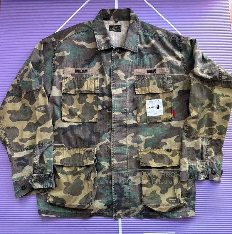 Wtaps Wtaps Co-branded camouflage four-pocket work jacket Size US M / EU 48-50 / 2 - 1 Thumbnail