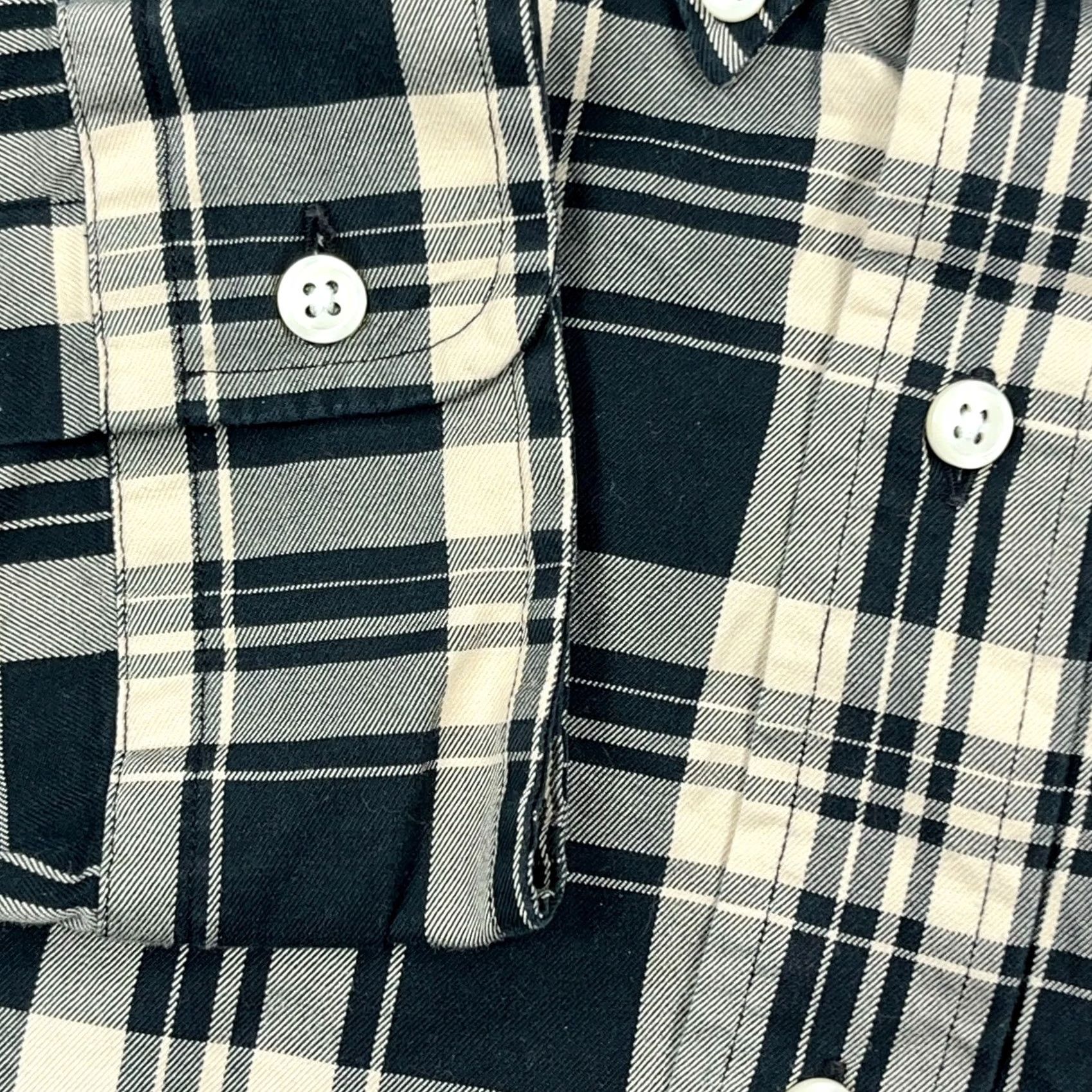 Ralph Lauren Ralph Lauren Shirt Men XL Black Tan Plaid Button Up Flannel Blake Size US XL / EU 56 / 4 - 5 Thumbnail