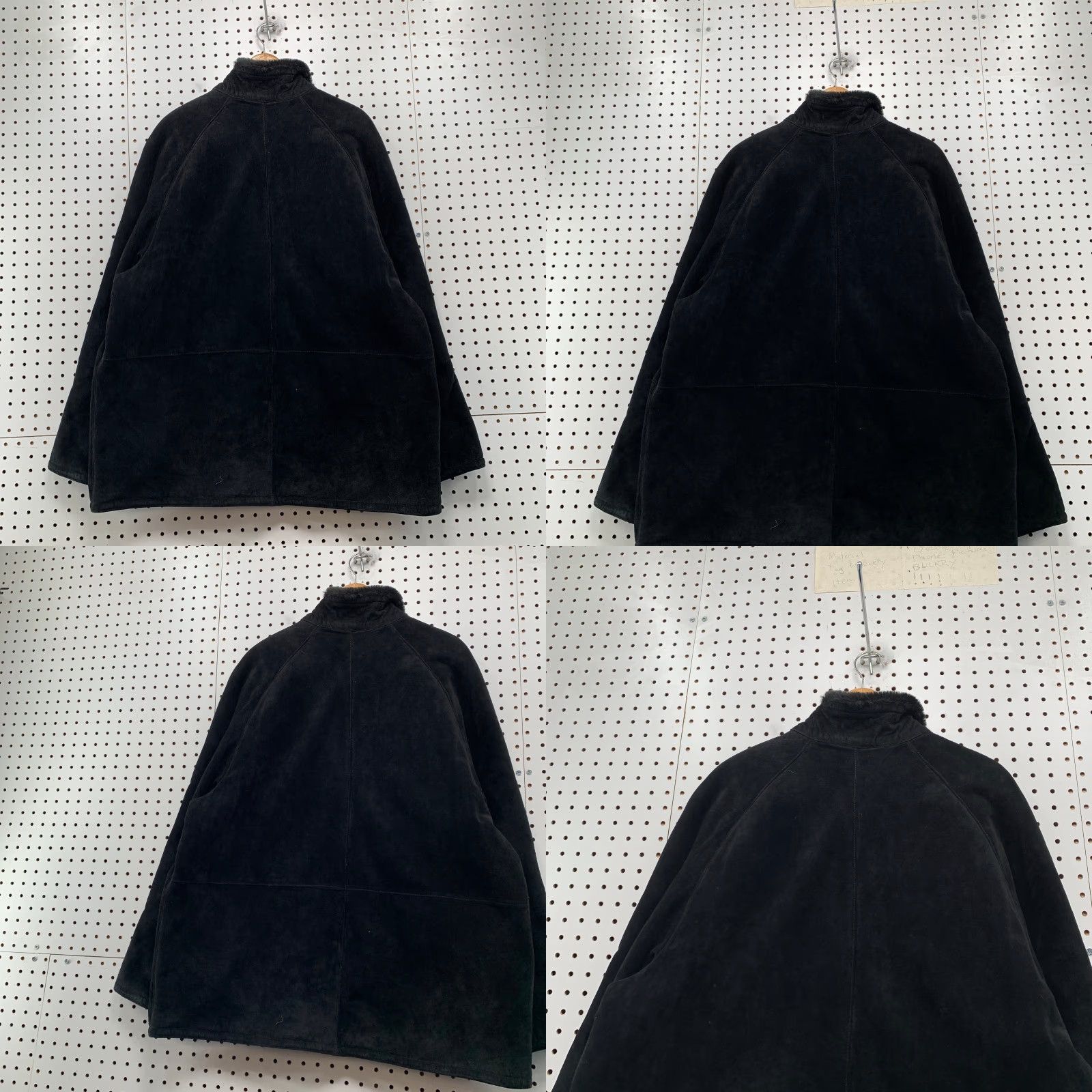 Vintage Terry Lewis Leather Suede Jacket Womens XL Black Faux Fur Liner Classic Luxuries Jacket Womens XL Black Leather Suede Terry Lewis Size XL / US 12-14 / IT 48-50 - 10 Thumbnail