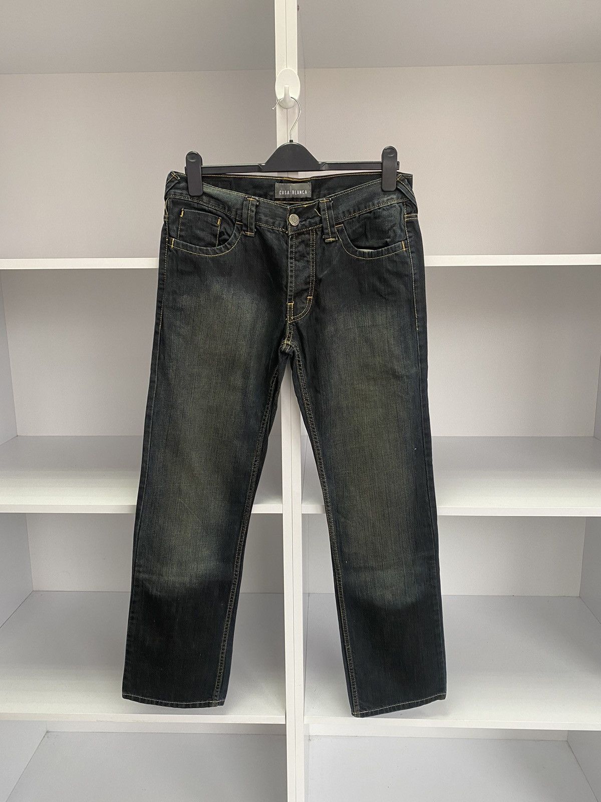 Casablanca × Designer × Vintage Vintage CasaBlanca Denim Jeans Size US 31 - 2 Thumbnail