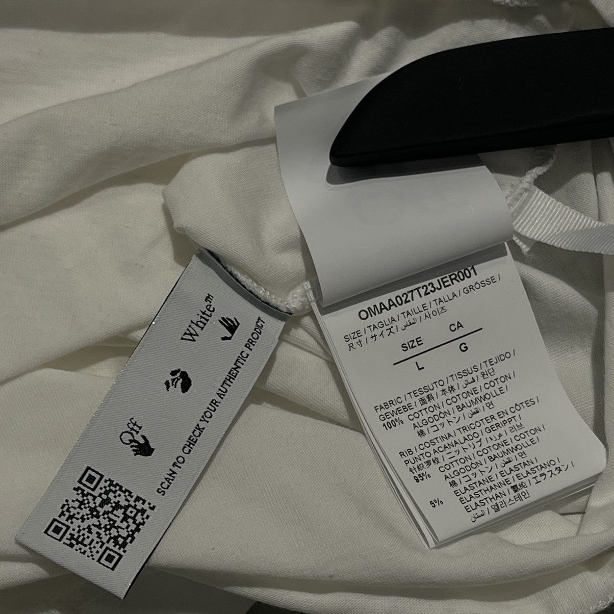 Off-White Off-White Front Print Logo Tee Size US XL / EU 56 / 4 - 6 Thumbnail