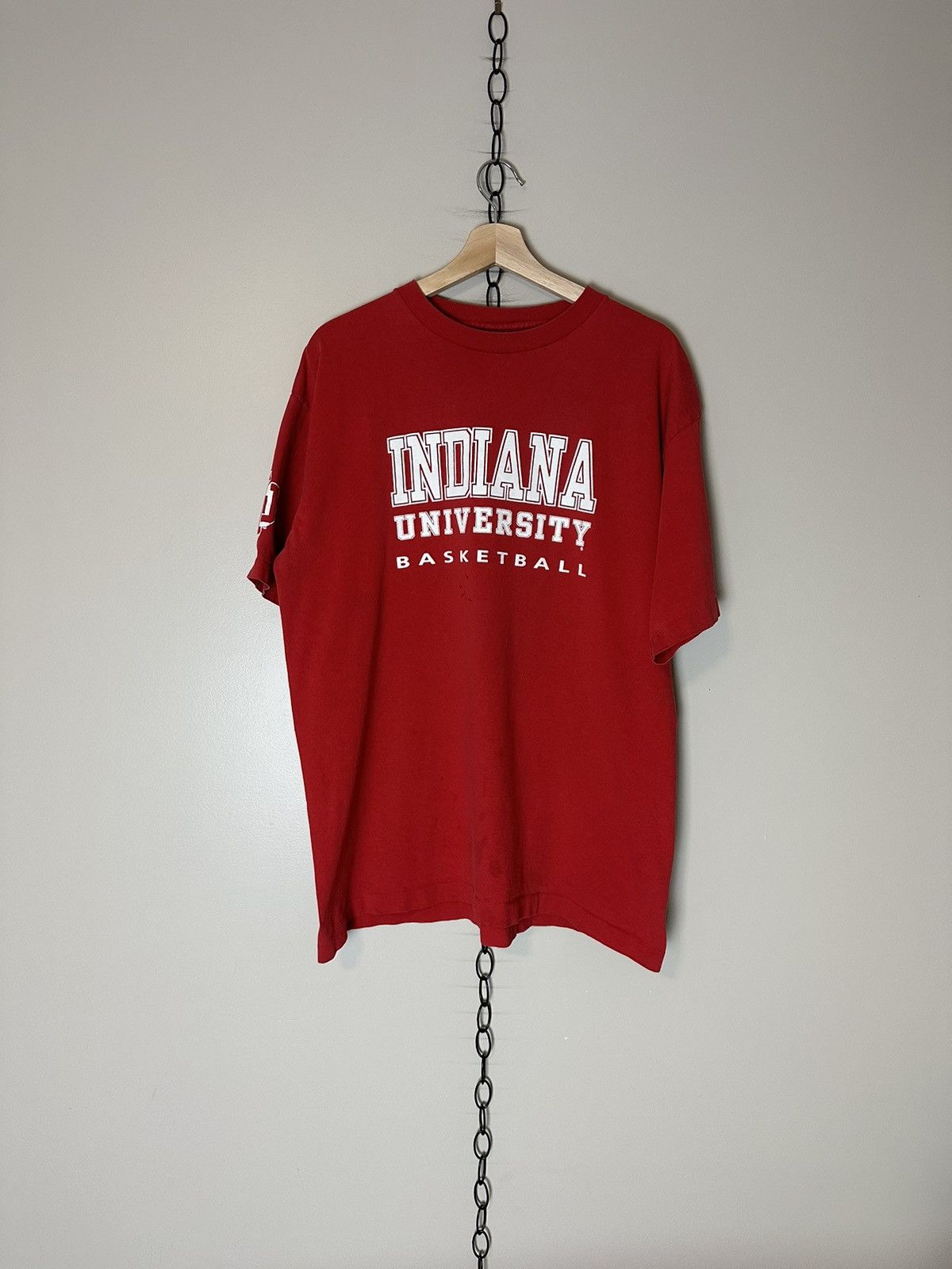 NCAA × Vintage Vintage NCAA Indiana Basketball T-shirt Large Size US L / EU 52-54 / 3 - 1 Thumbnail