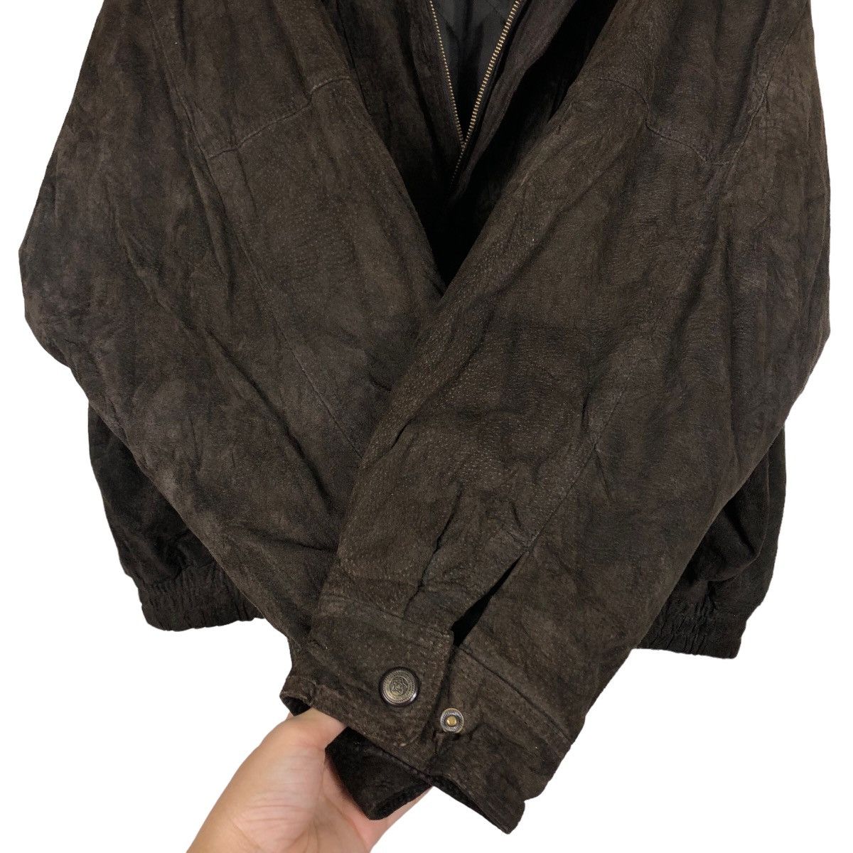 Japanese Brand 🔥Vtg Worker Leather Jacket Charles Klein Japan Made Size US XXL / EU 58 / 5 - 13 Thumbnail