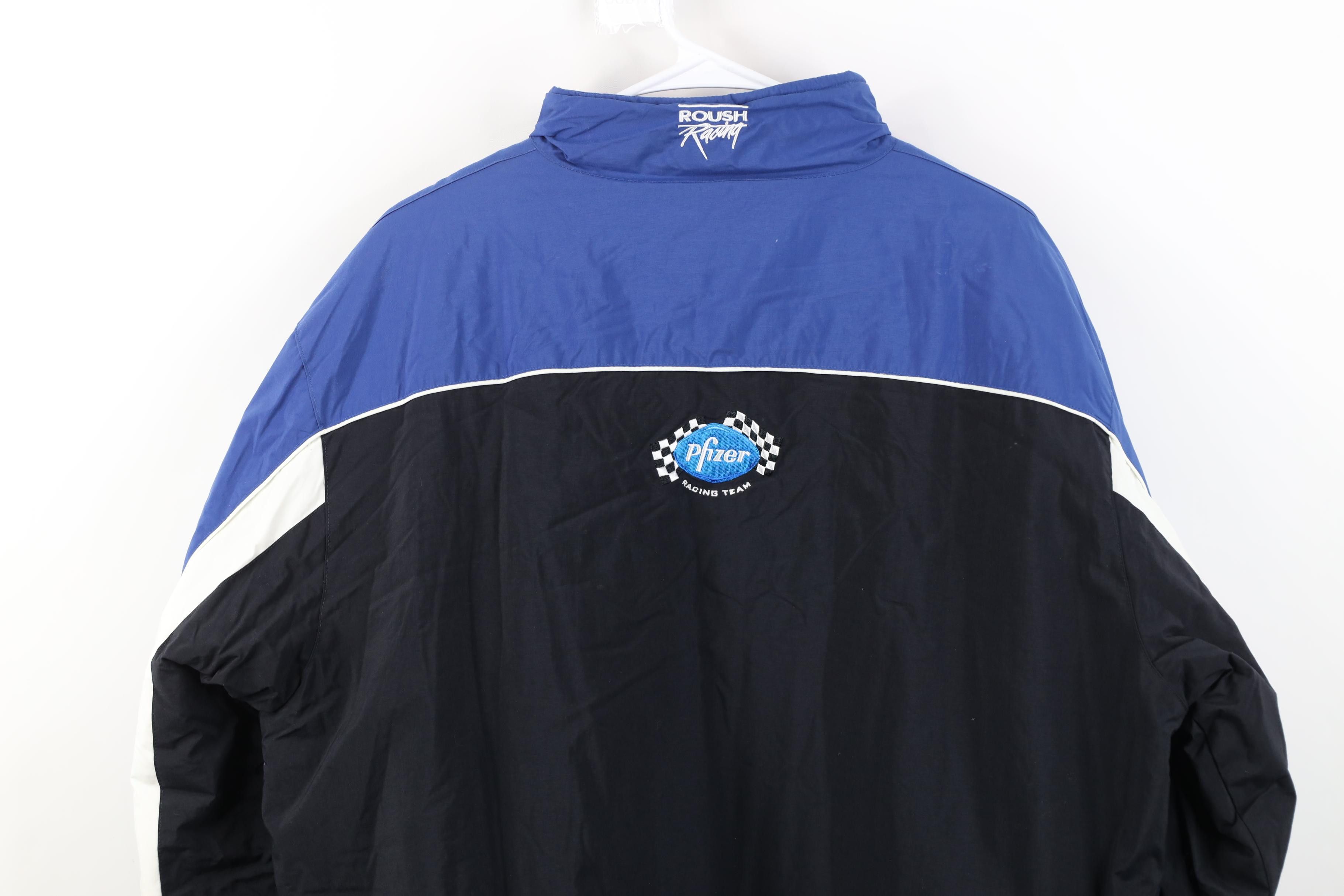 Vintage Vintage 90s Y2K NASCAR Pfizer Racing Team Mark Martin Jacket Size US L / EU 52-54 / 3 - 20 Thumbnail