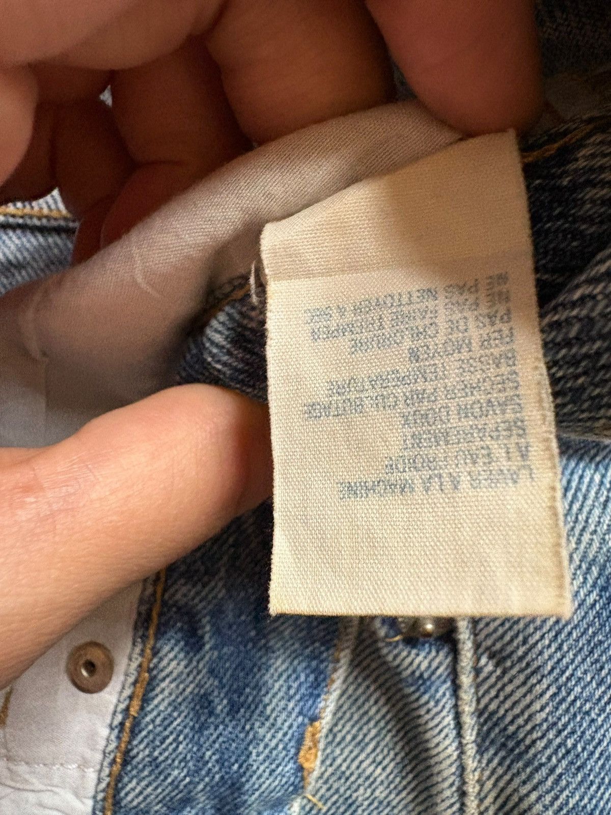 Tommy Jeans Vintage Tommy Mud Wash Distressed Baggy Jeans Size US 31 - 14 Thumbnail