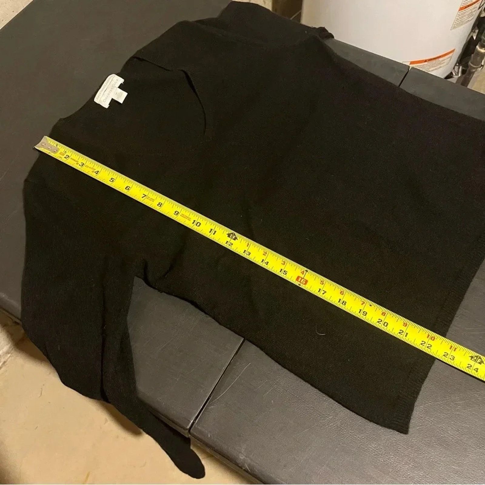 Charter Club Charter Club Cashmere Black Long Sleeve Sweater Medium Size M / US 6-8 / IT 42-44 - 7 Thumbnail