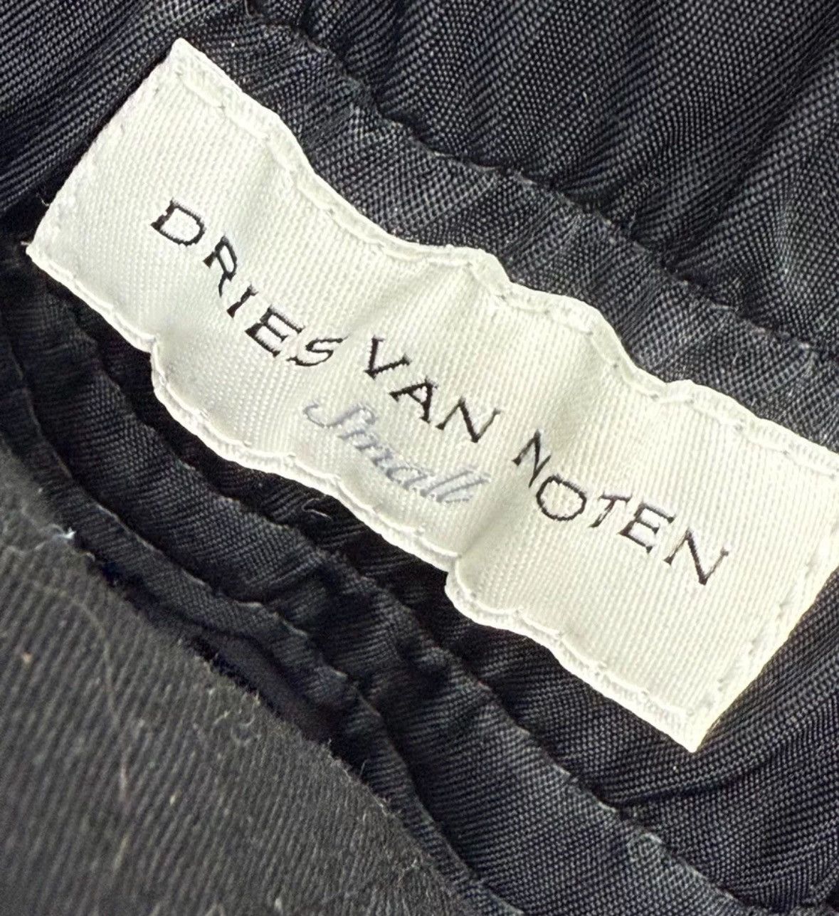 Dries van Noten metal nylon strap pants